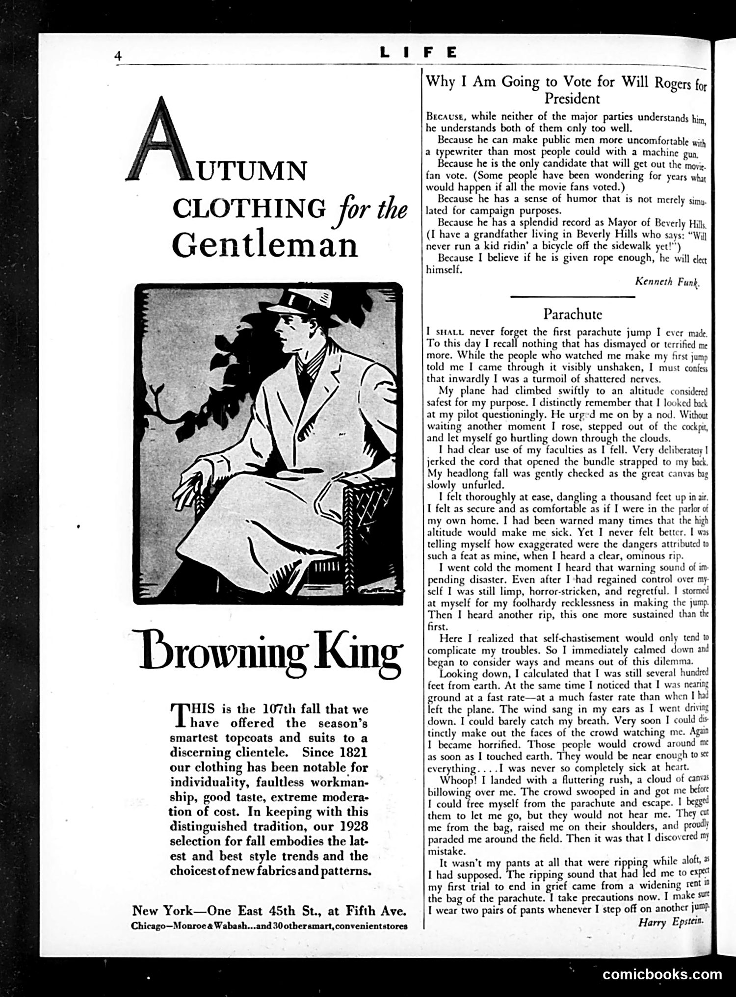 Life — October 5, 1928 — page 6 of 48