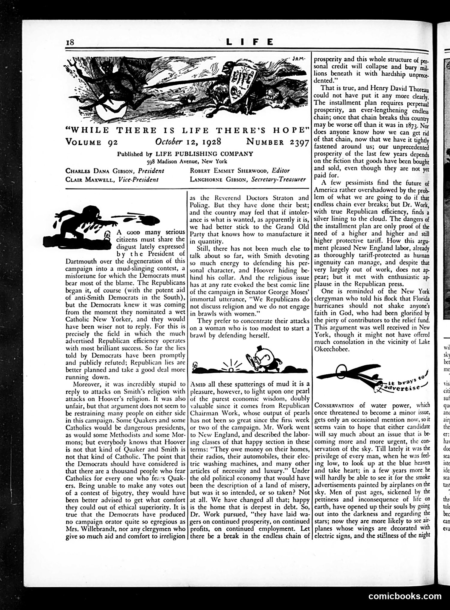 Life — October 12, 1928 — page 20 of 44