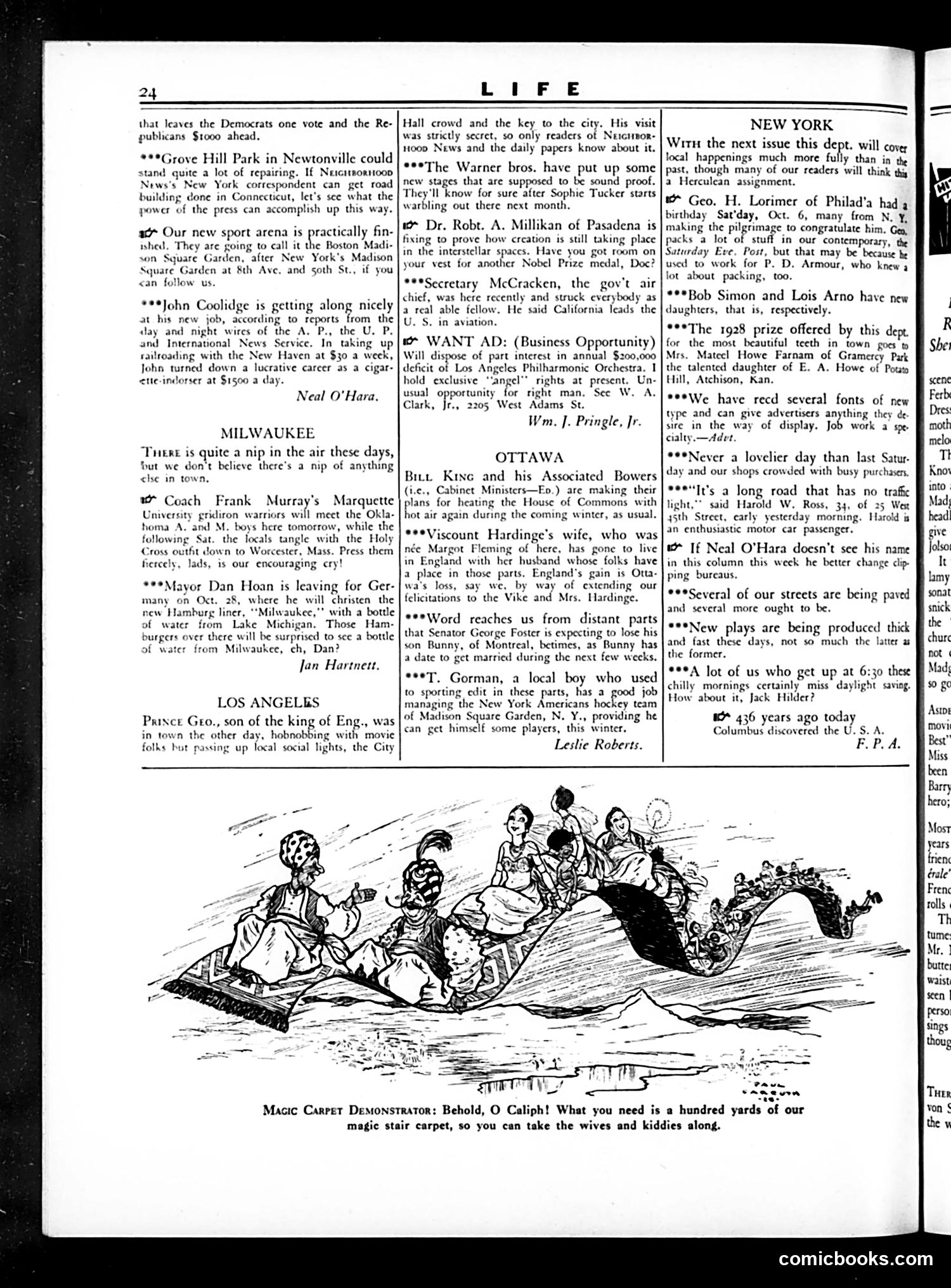 Life — October 12, 1928 — page 26 of 44