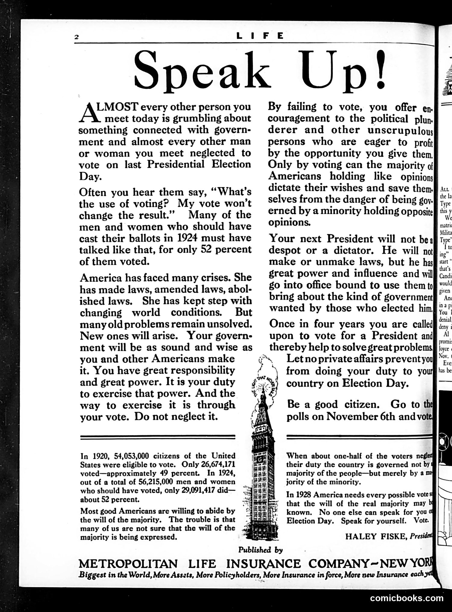 Life — October 19, 1928 — page 4 of 40