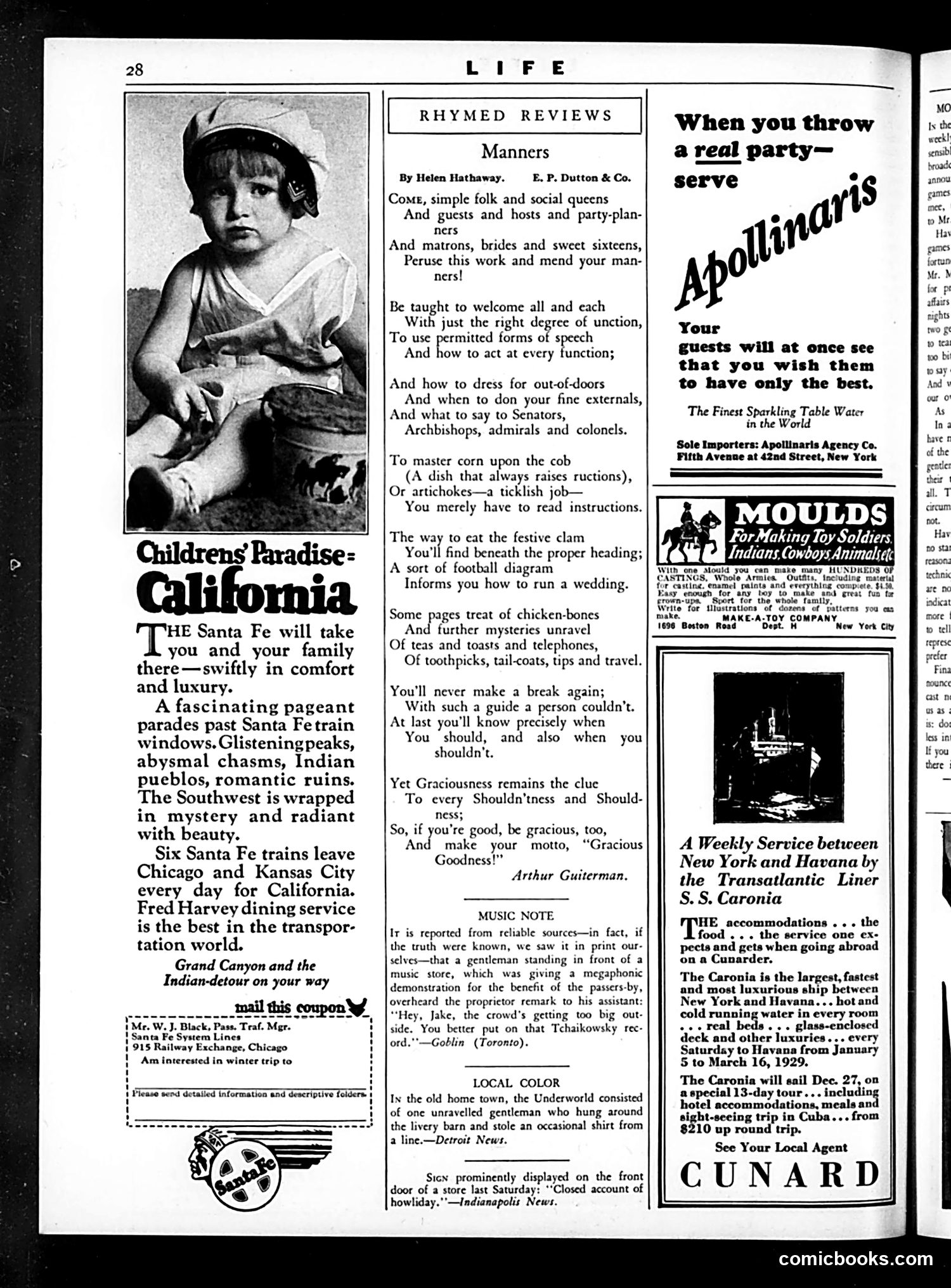 Life — October 19, 1928 — page 30 of 40