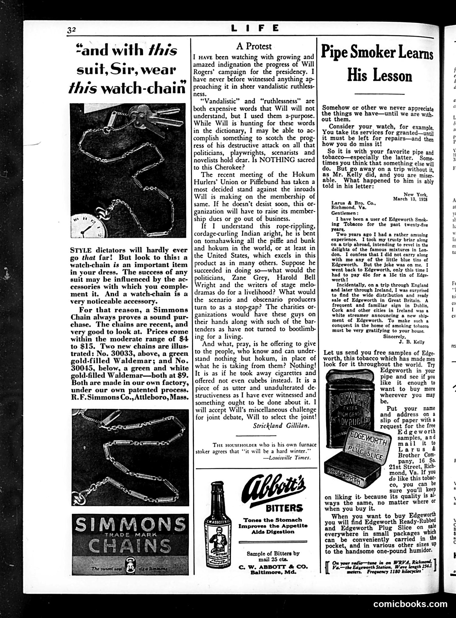 Life — October 19, 1928 — page 34 of 40