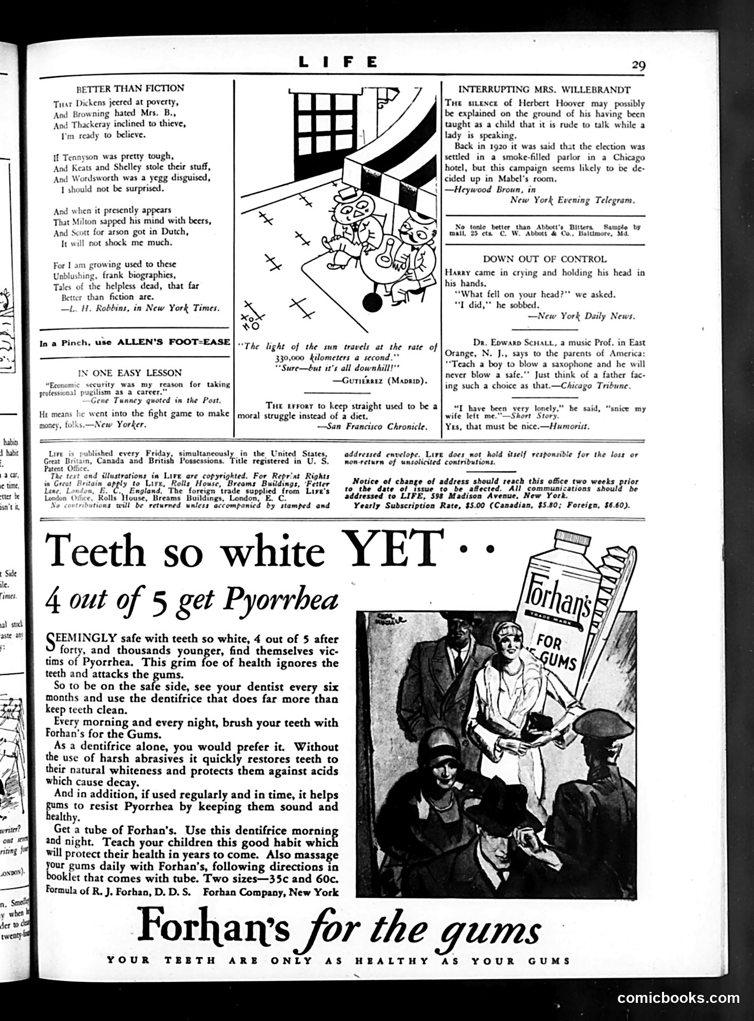 Life — October 26, 1928 — page 31 of 40