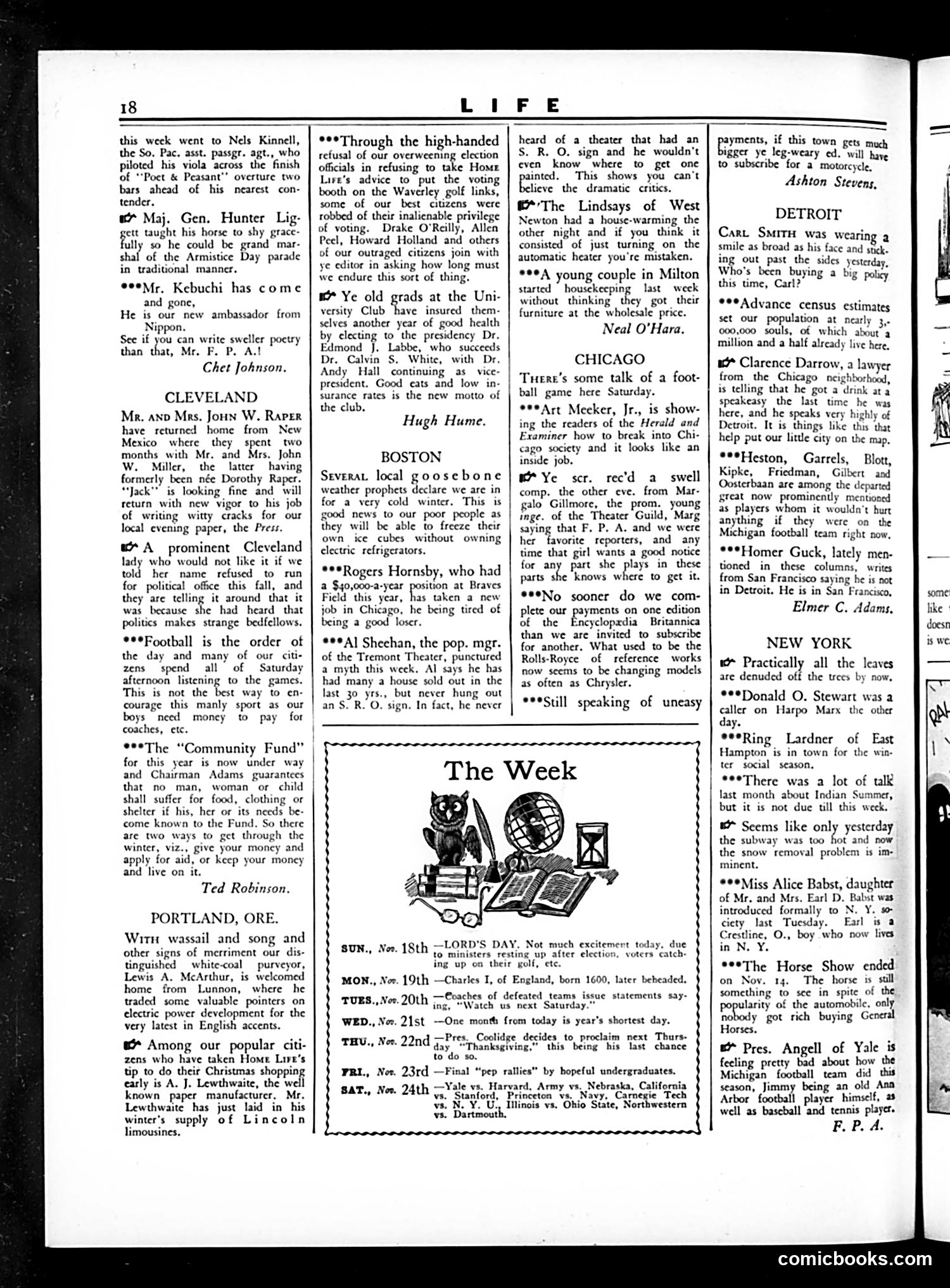 Life — November 16, 1928 — page 20 of 44