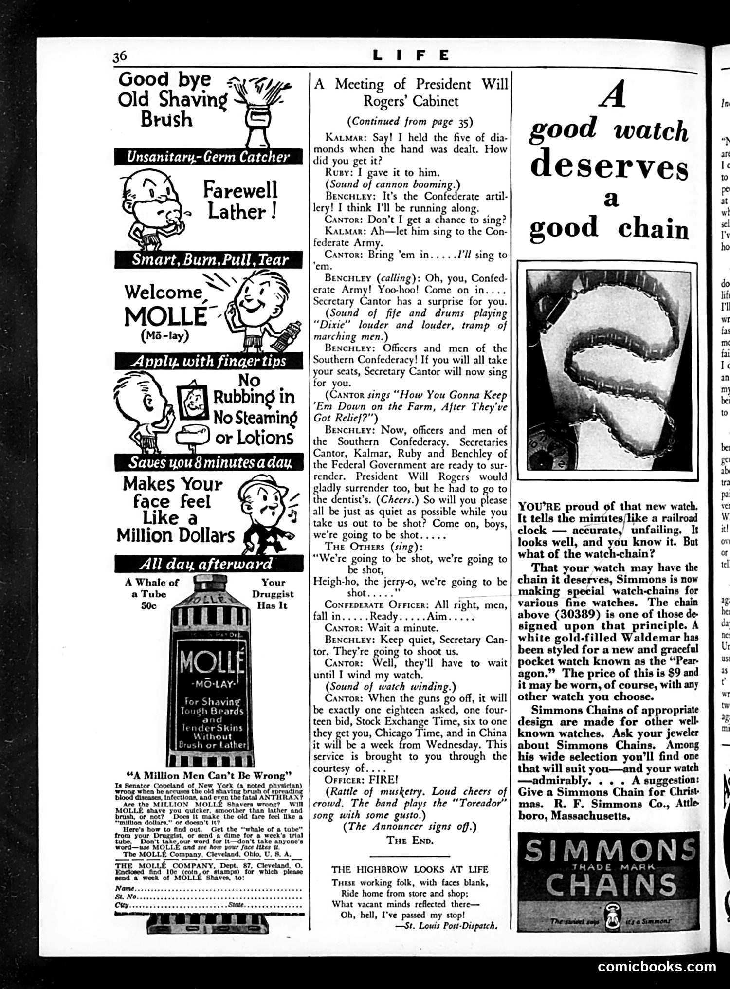 Life — November 16, 1928 — page 38 of 44