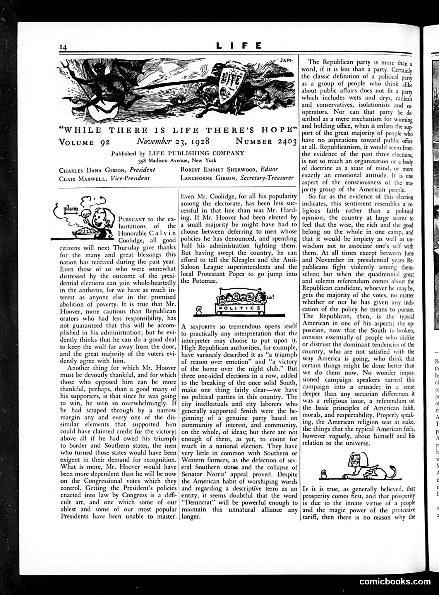 Life — November 23, 1928 — page 16 of 36
