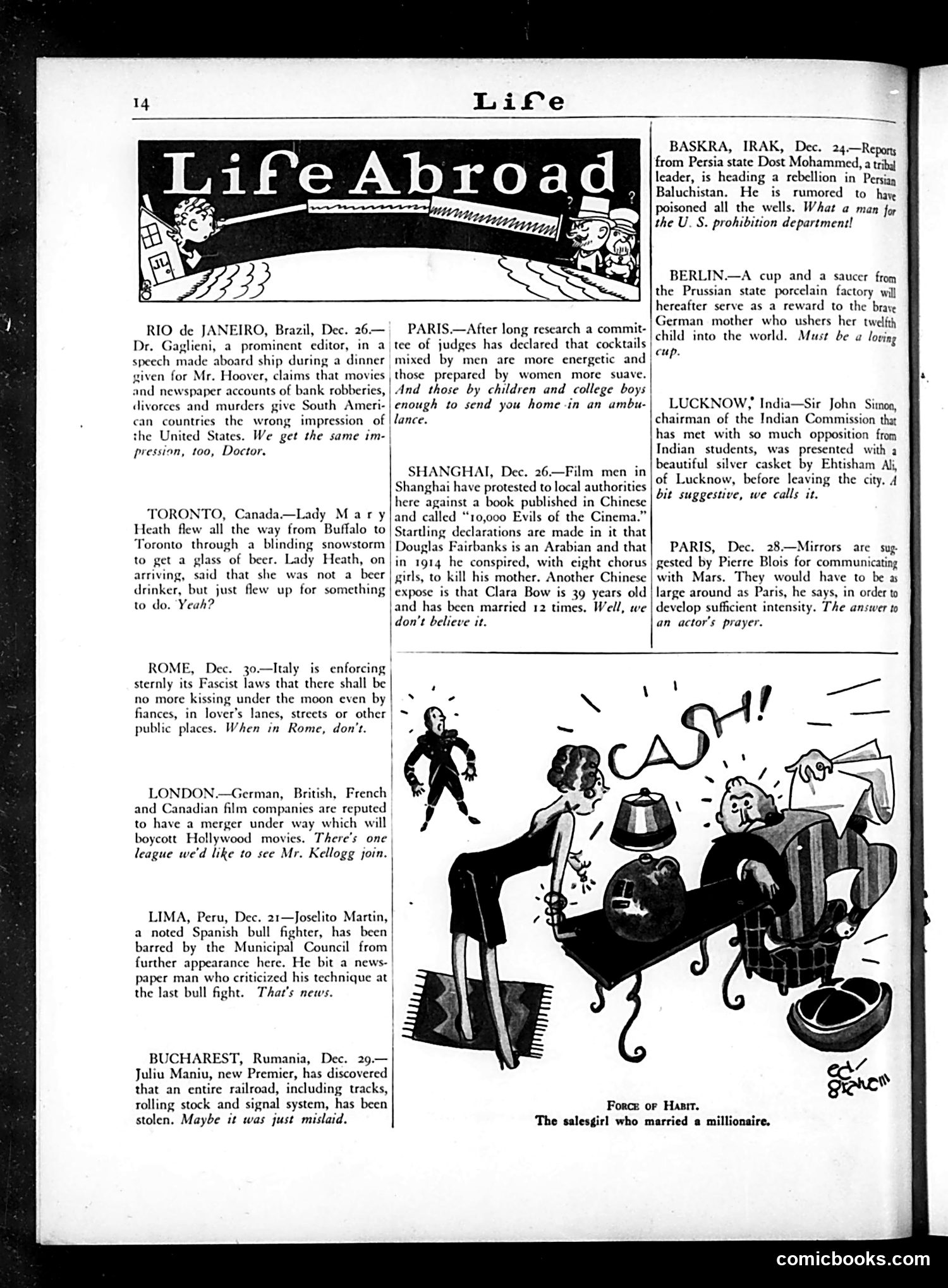 Life — January 11, 1929 — page 16 of 36