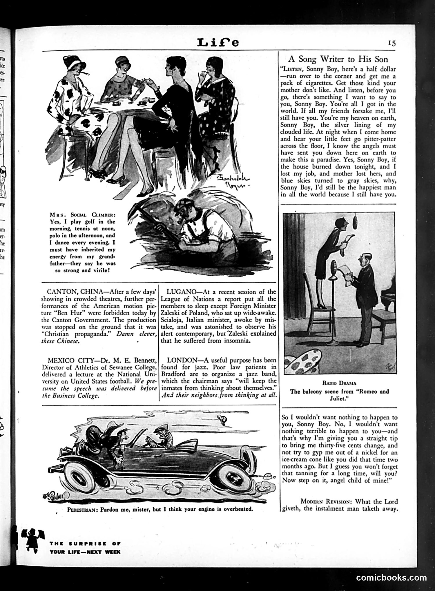 Life — January 25, 1929 — page 17 of 36