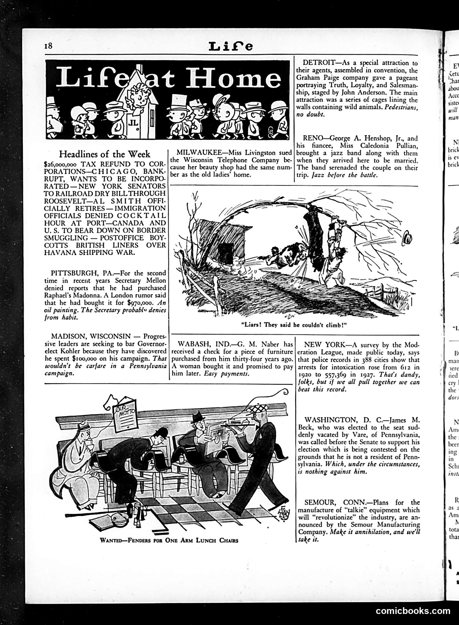 Life — January 25, 1929 — page 20 of 36
