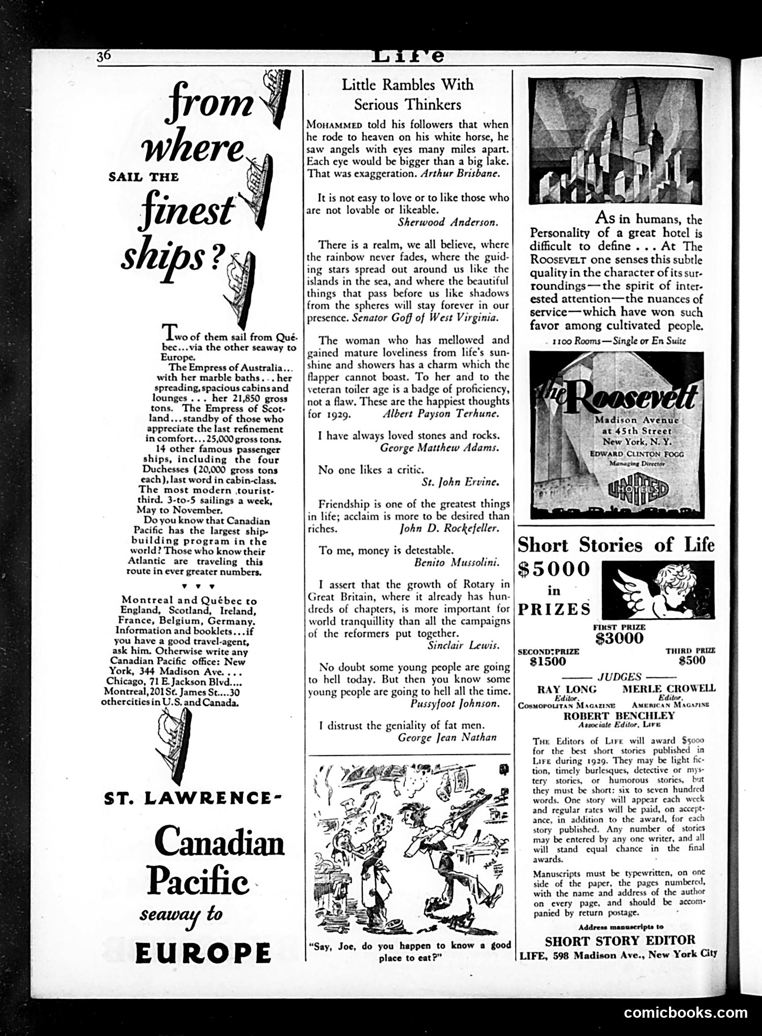 Life — February 1, 1929 — page 38 of 40