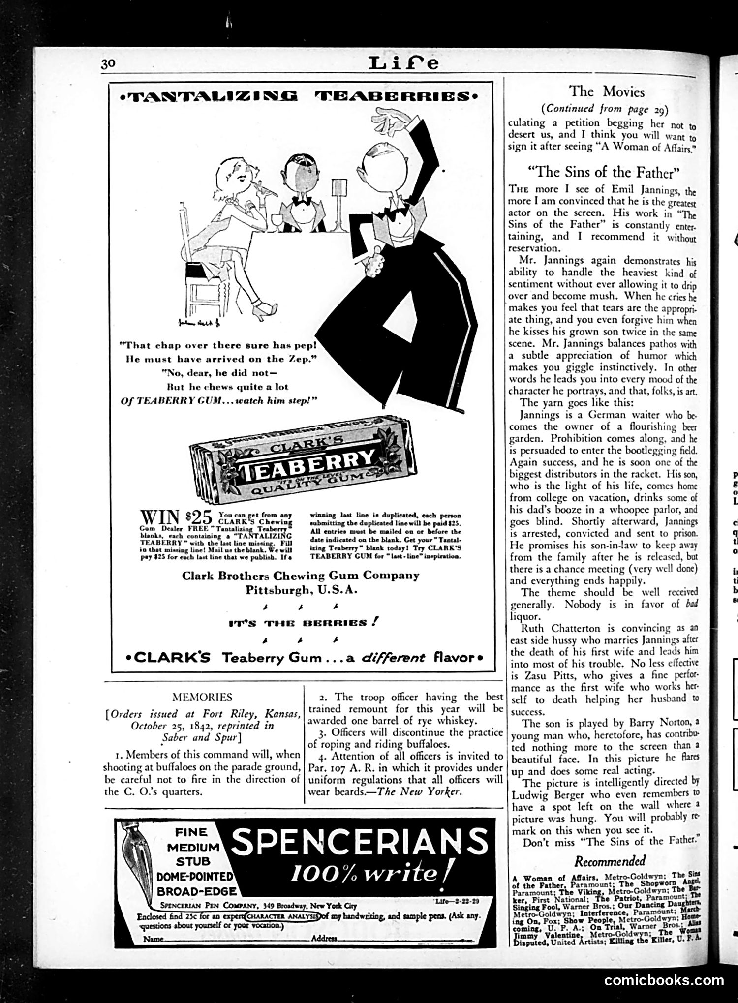 Life — February 22, 1929 — page 32 of 36
