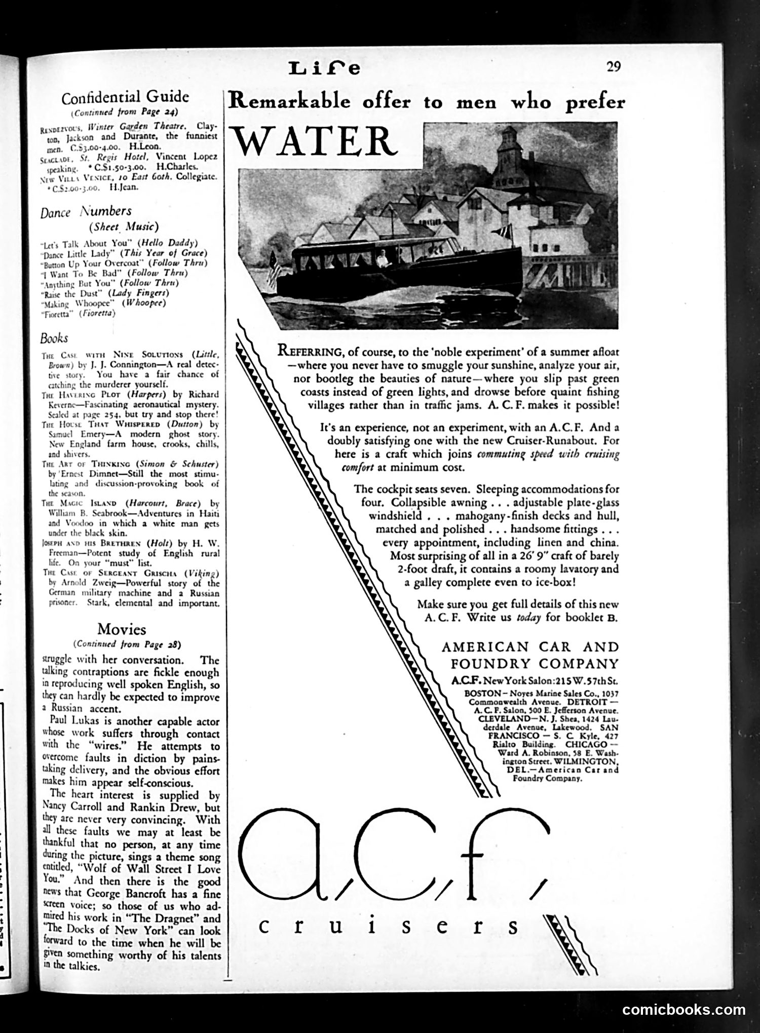 Life — March 1, 1929 — page 31 of 36