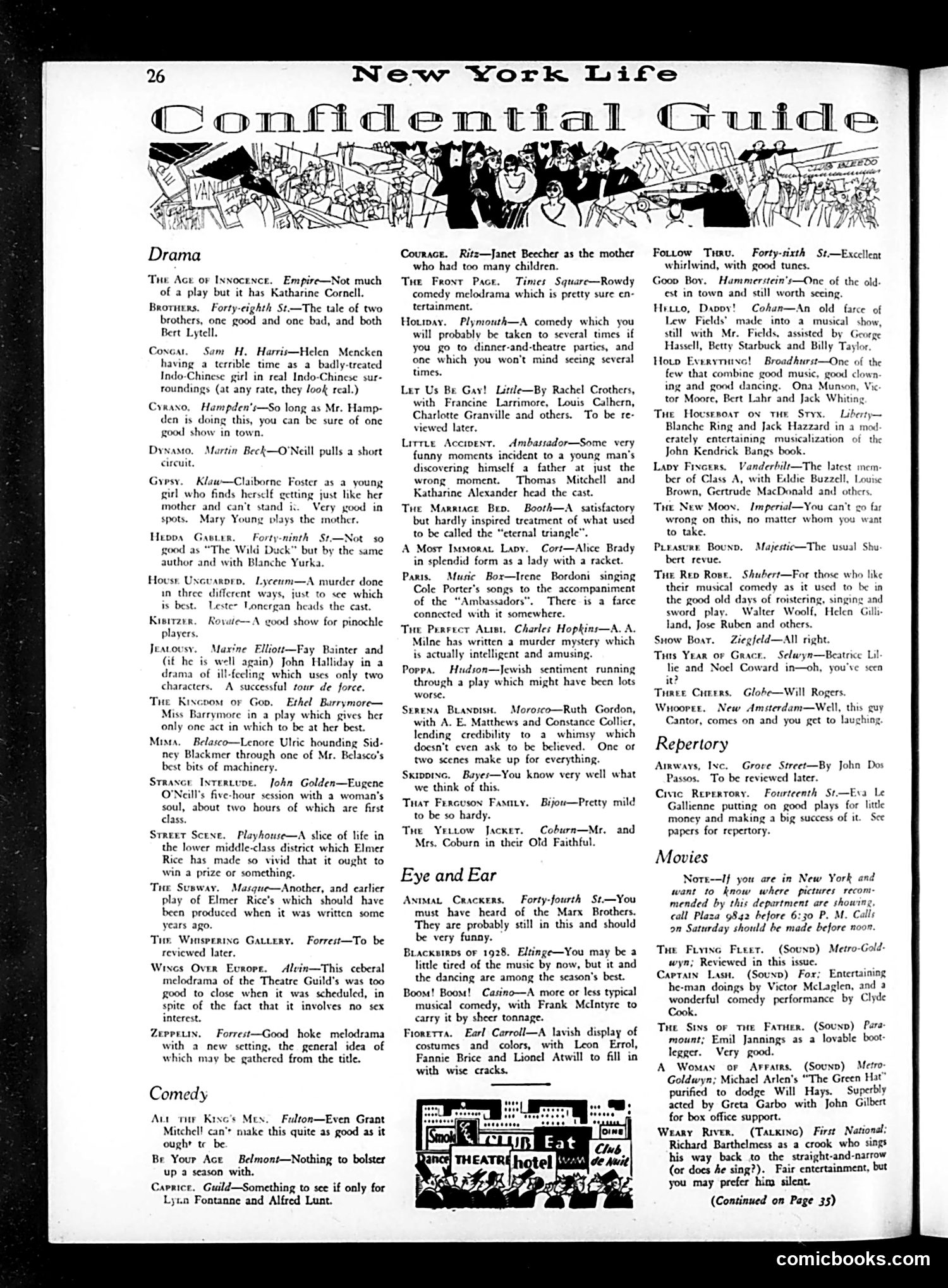 Life — March 8, 1929 — page 28 of 44