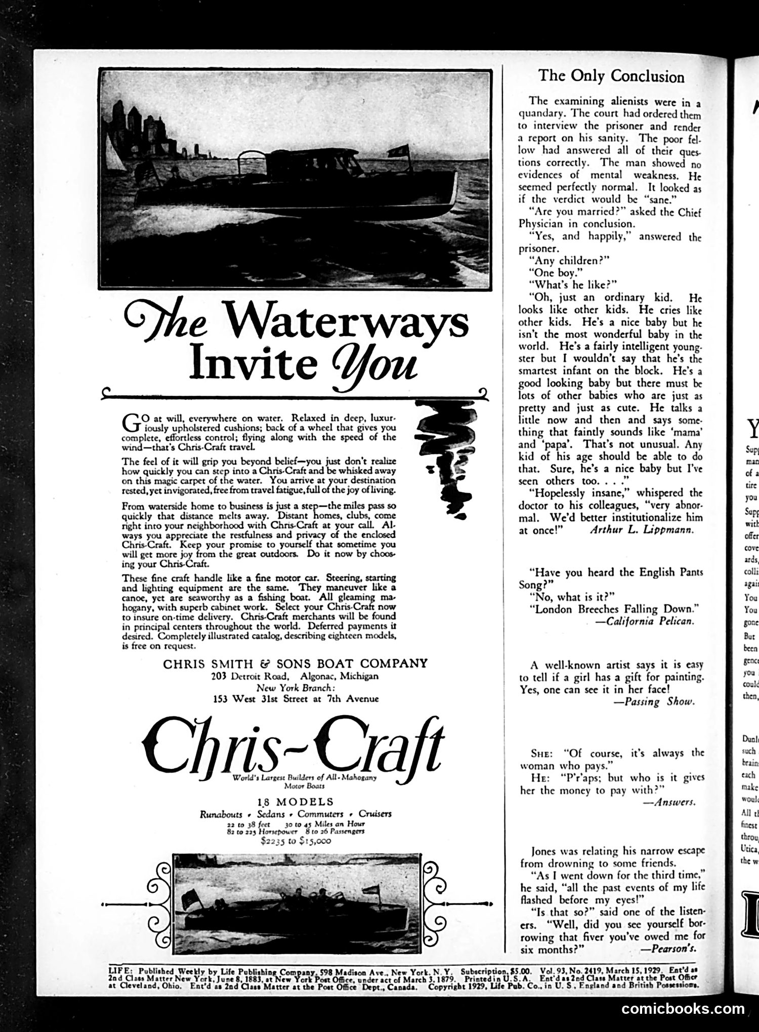 Life — March 15, 1929 — page 4 of 44