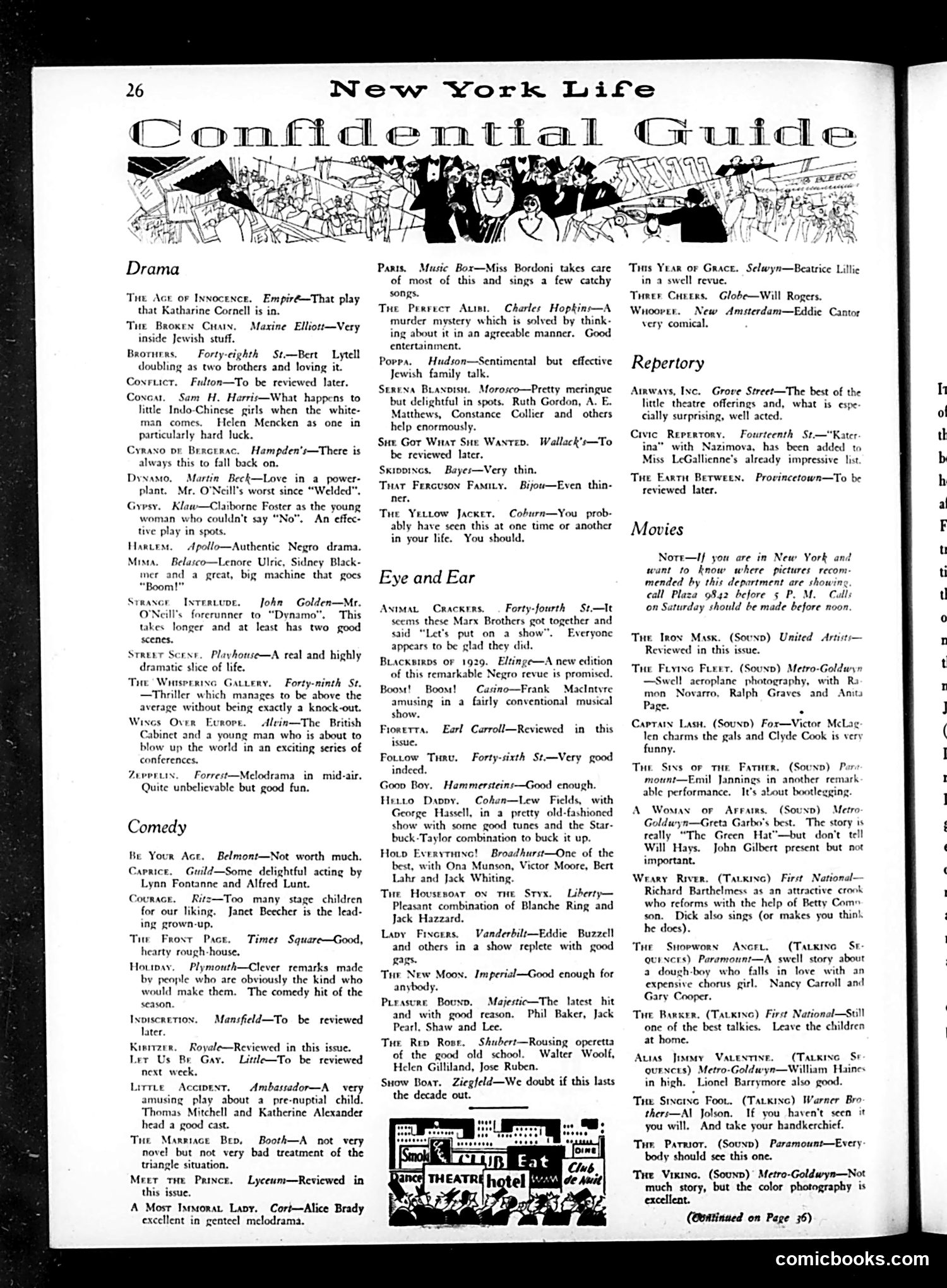 Life — March 15, 1929 — page 28 of 44