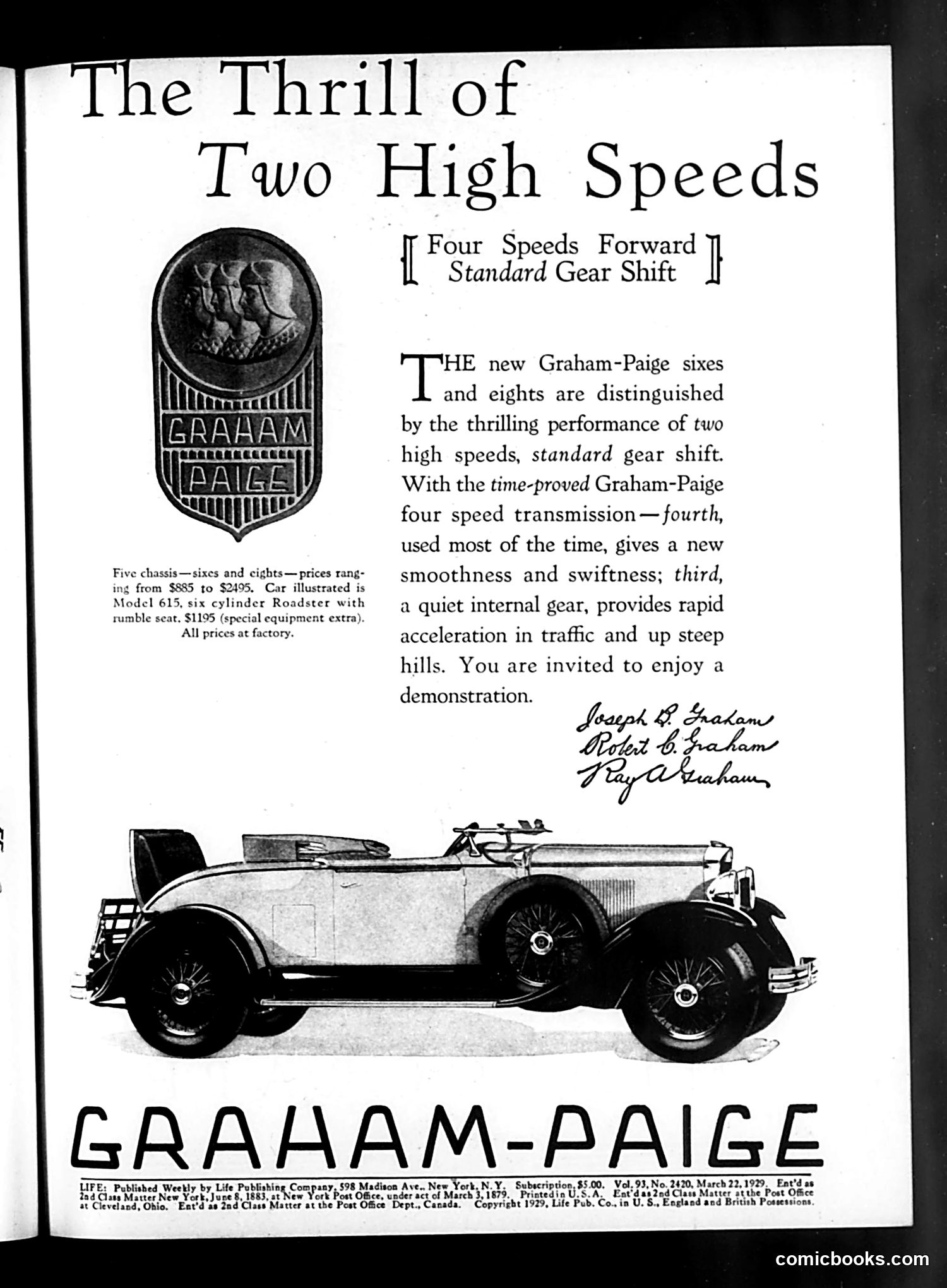Life — March 22, 1929 — page 3 of 36