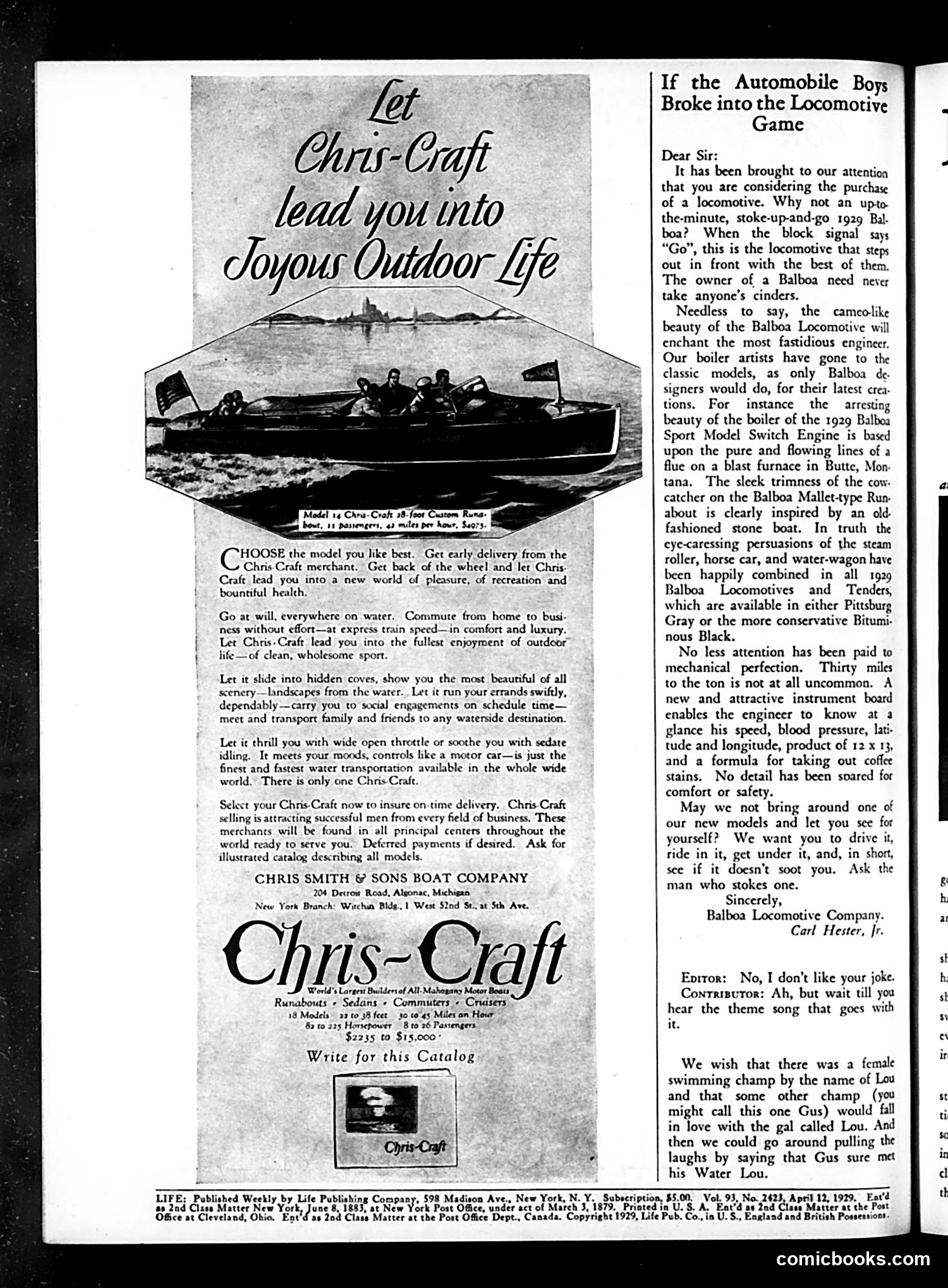 Life — April 12, 1929 — page 4 of 44