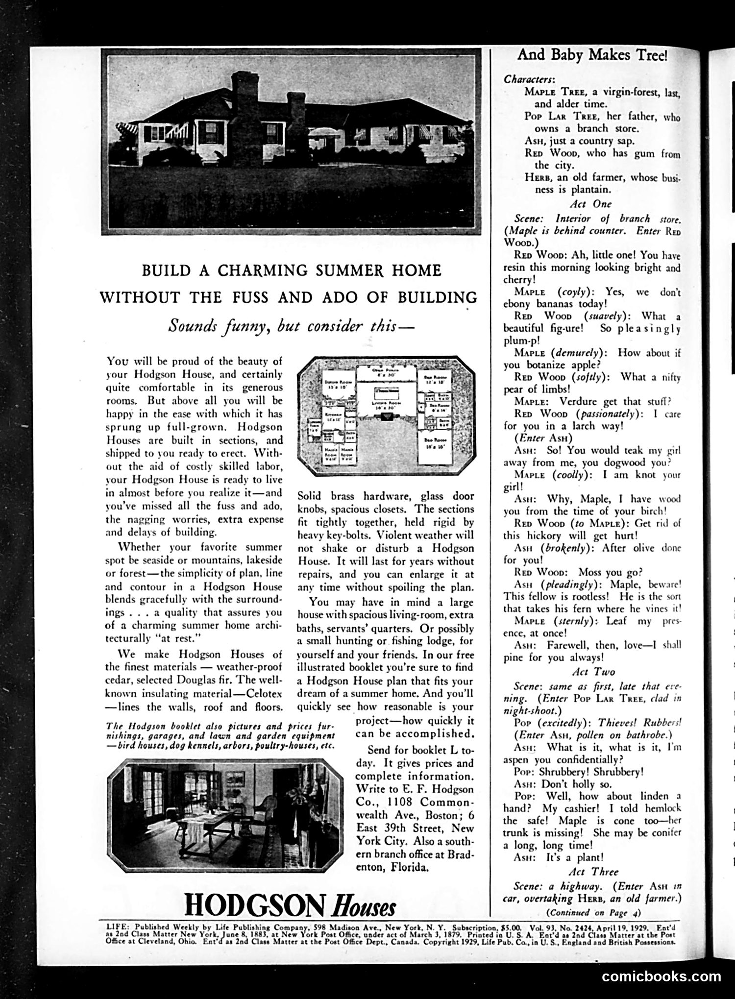 Life — April 19, 1929 — page 4 of 52