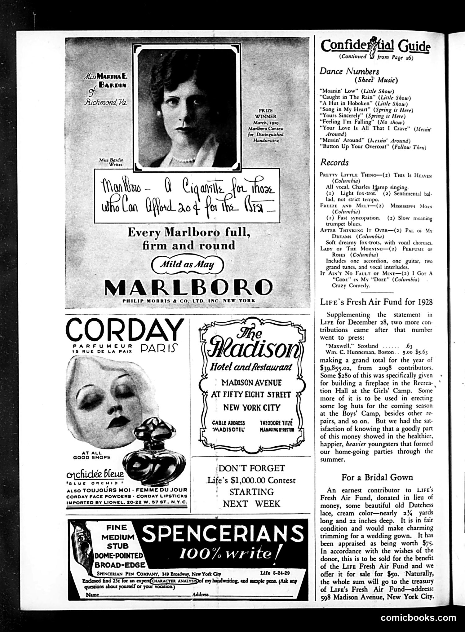 Life — May 24, 1929 — page 32 of 36