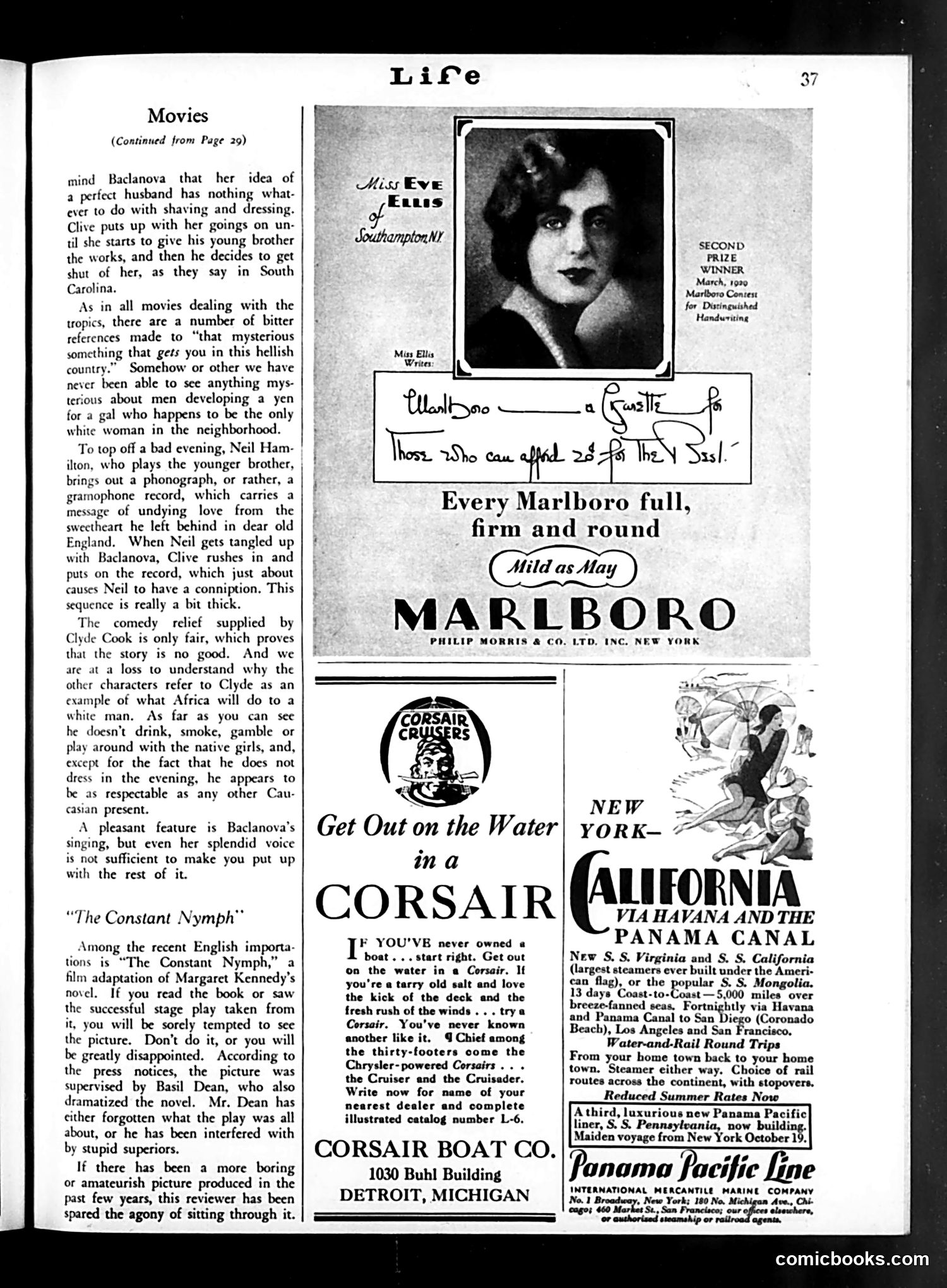 Life — June 7, 1929 — page 39 of 48
