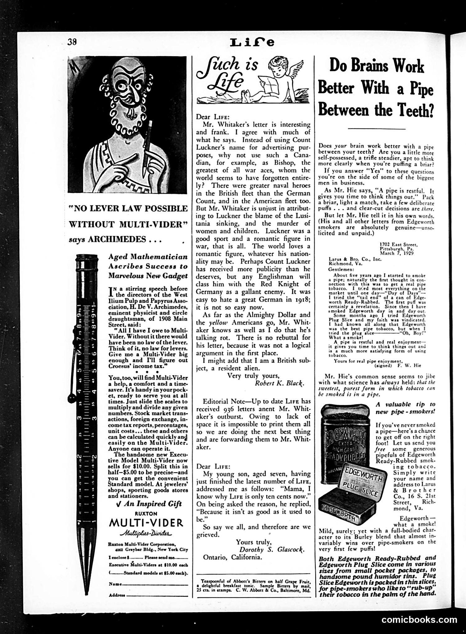 Life — June 14, 1929 — page 40 of 44