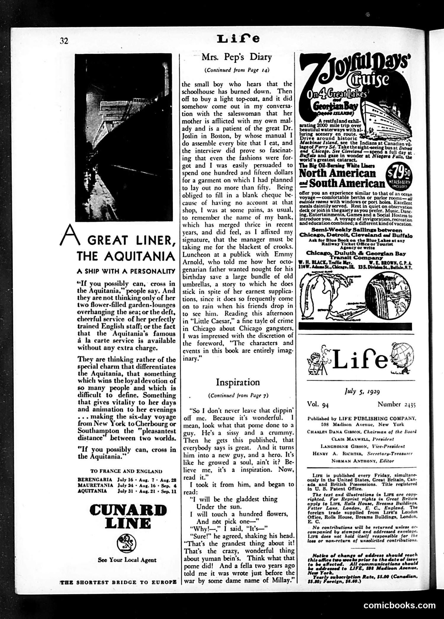 Life — July 5, 1929 — page 34 of 41