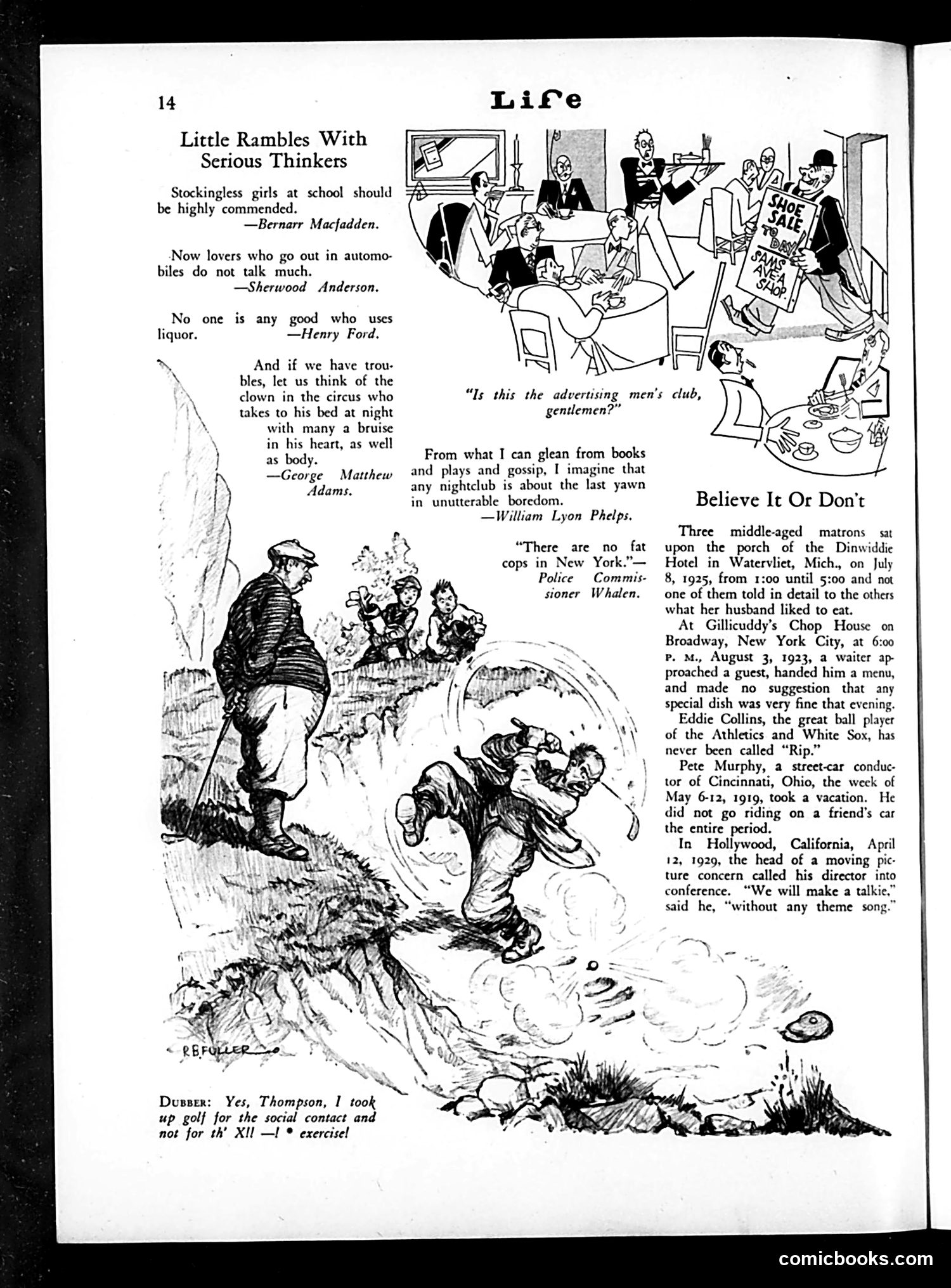 Life — July 19, 1929 — page 16 of 36