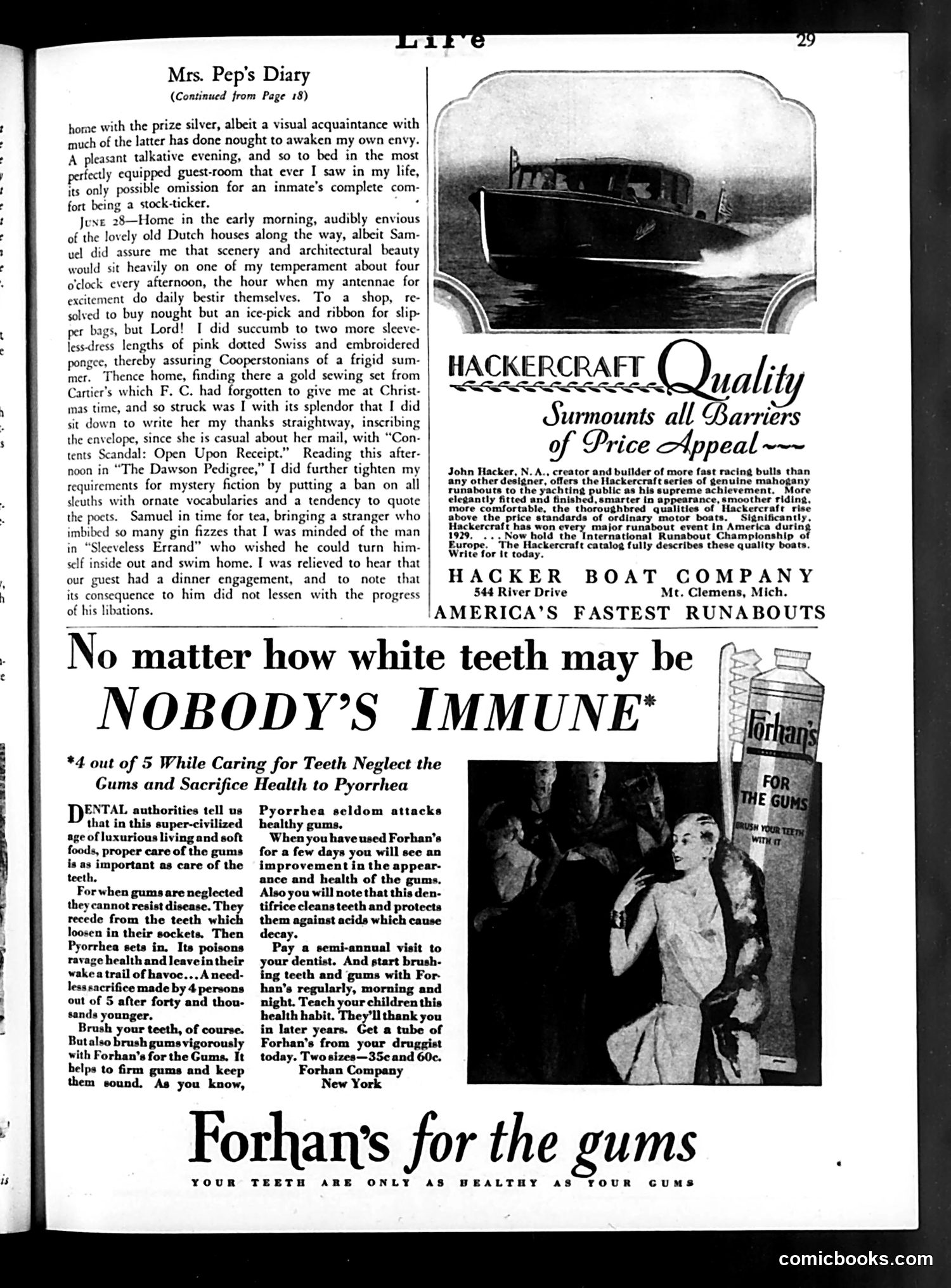 Life — July 19, 1929 — page 31 of 36