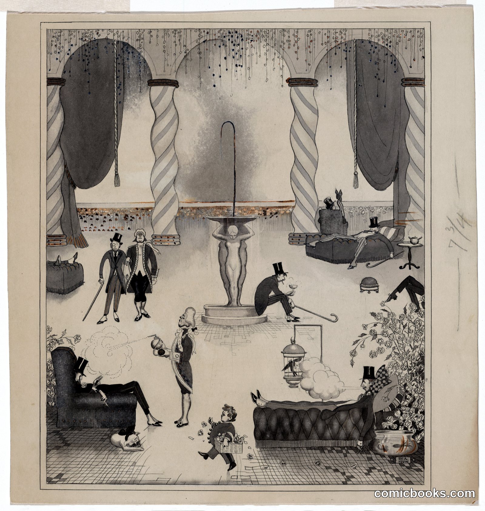 Clubs We Do Not Care to Join: Club for the Retired Sons of Indulgent Fathers by Irvin, Rea, 1881-1972, artist