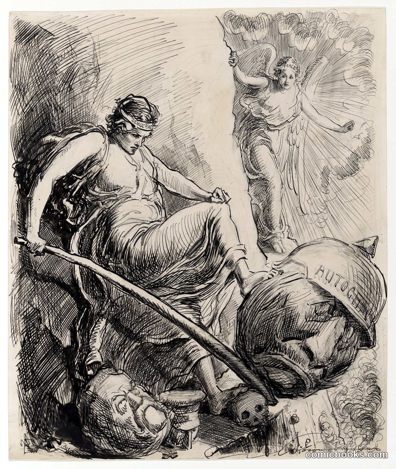 In Her Path by Gibson, Charles Dana, 1867-1944, artist