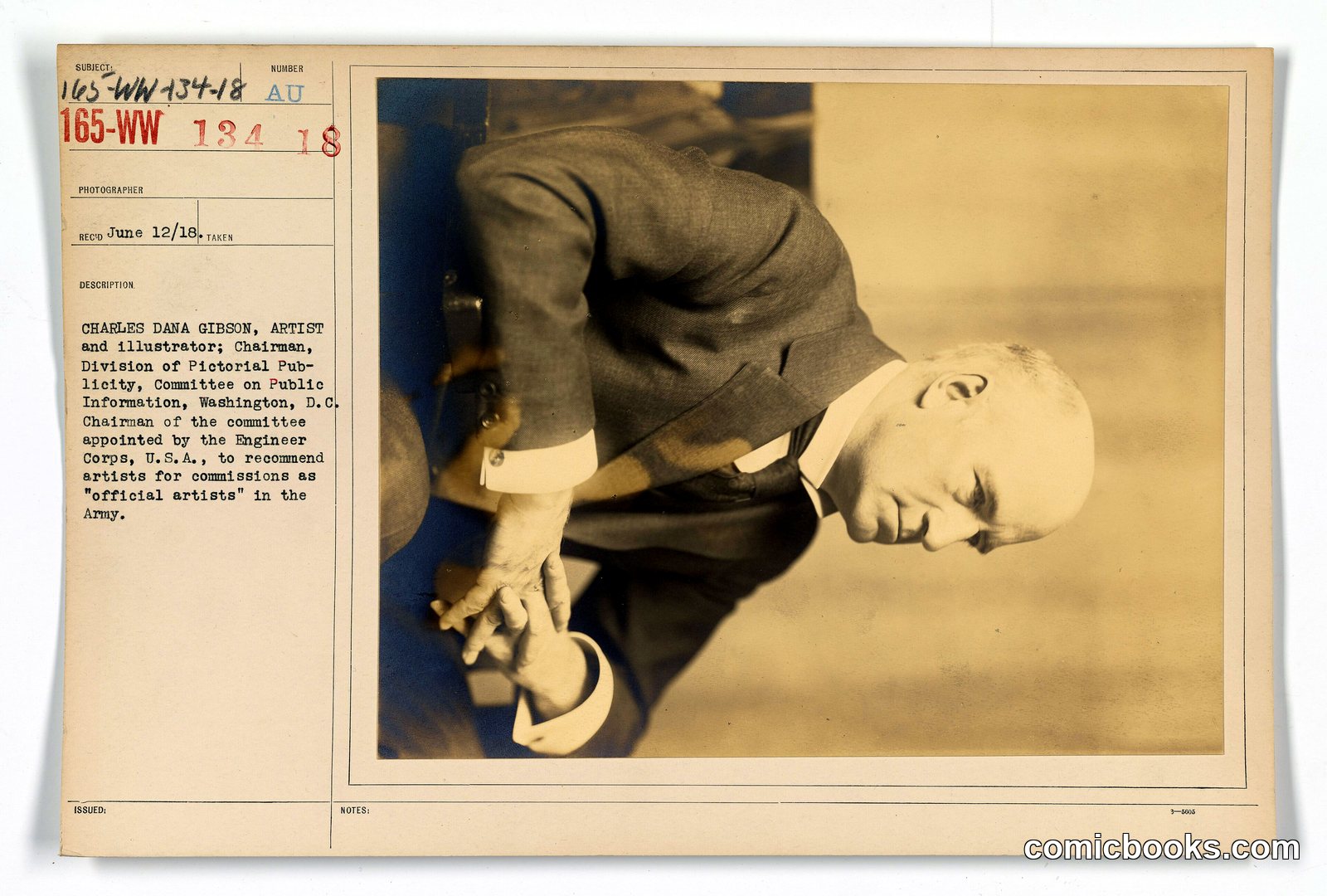 Charles Dana Gibson, Chairman, Division of Pictorial Publicity by Unknown author Unknown author  or not provided