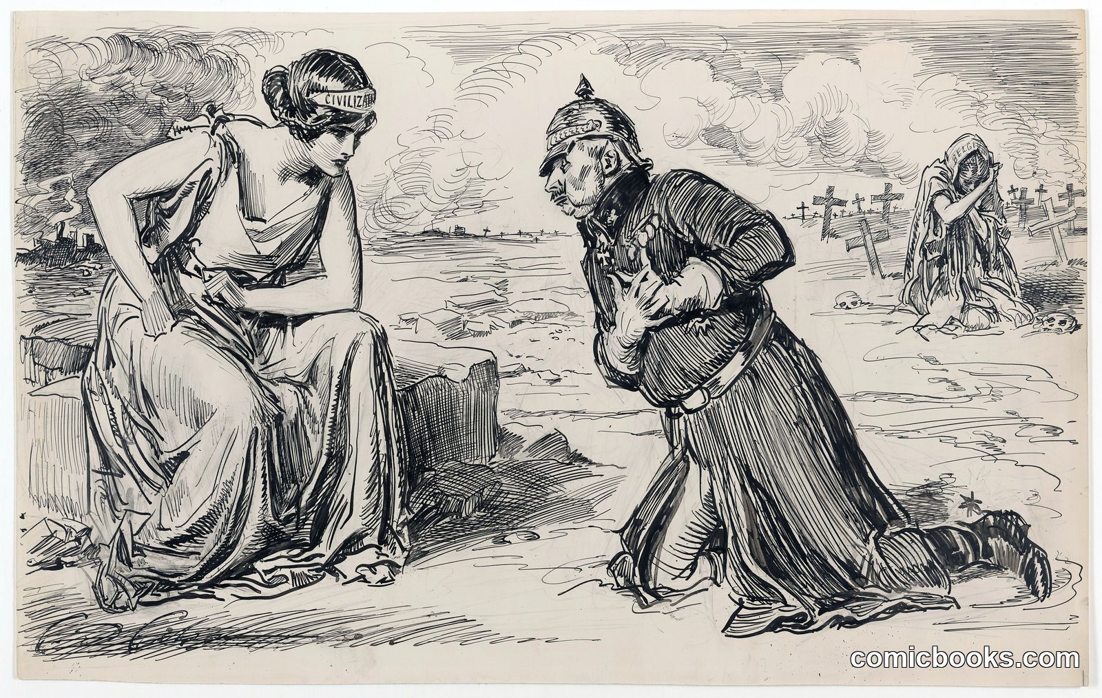 His Word of Honor by Gibson, Charles Dana, 1867-1944, artist