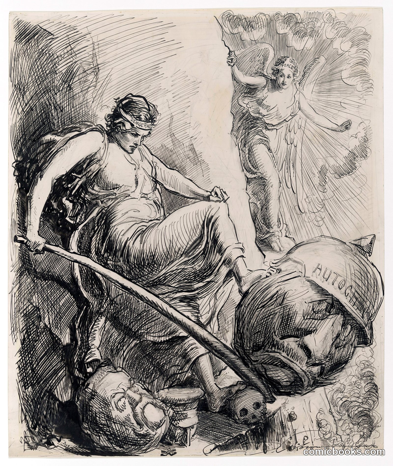 In Her Path by Gibson, Charles Dana, 1867-1944, artist