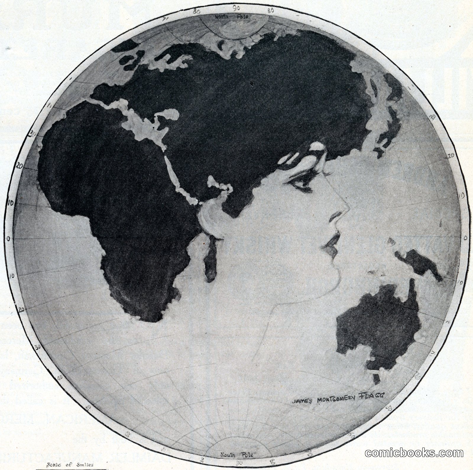 The World As Seen By Him by James Montgomery Flagg