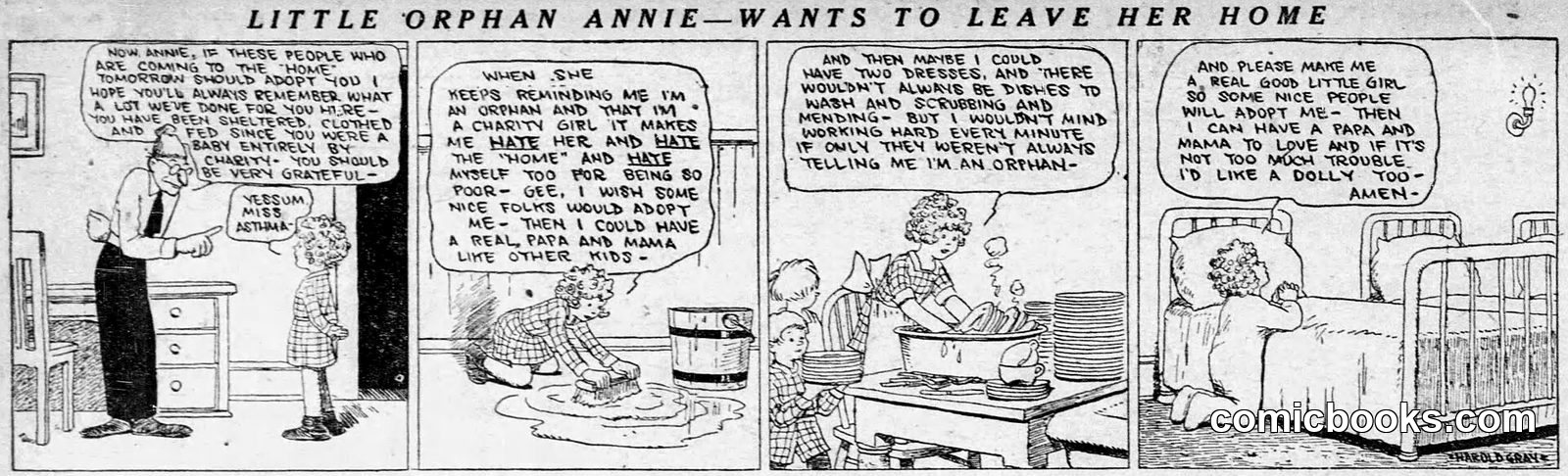 Little Orphan Annie by Harold Gray
