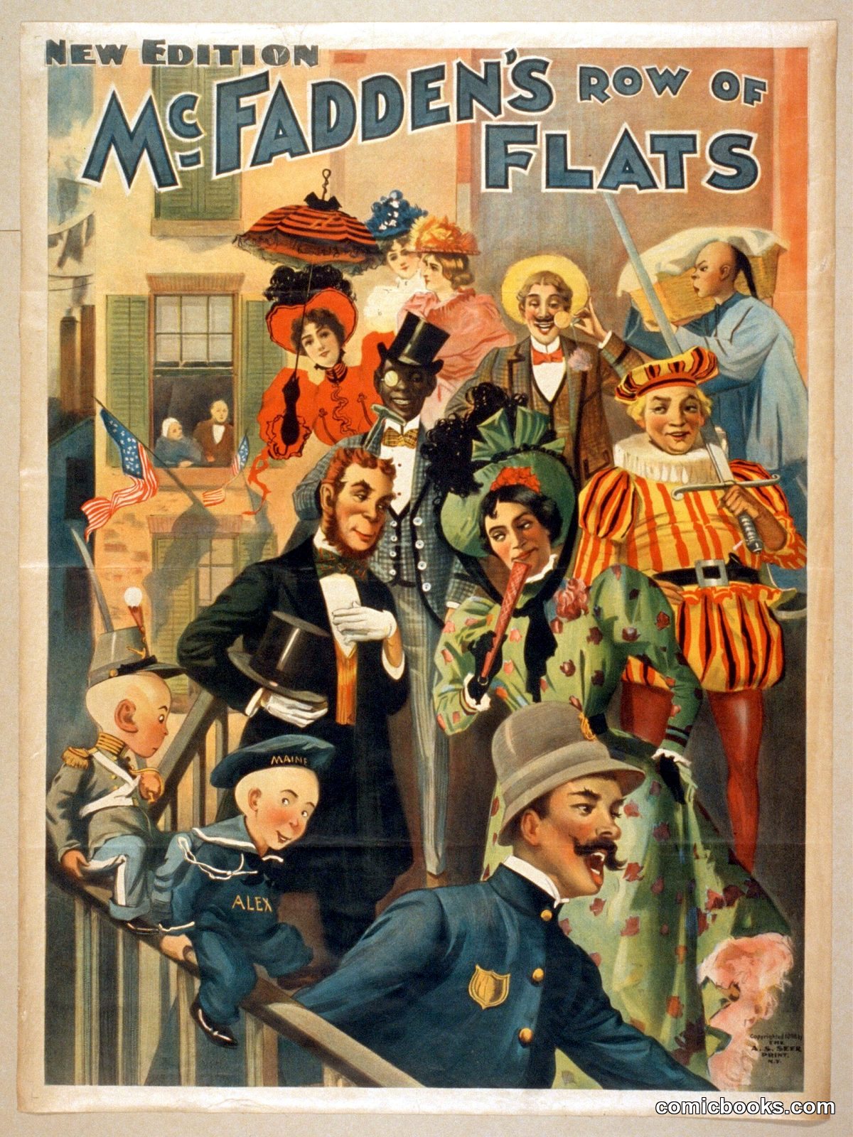 McFadden's Row of Flats by Richard F. Outcault