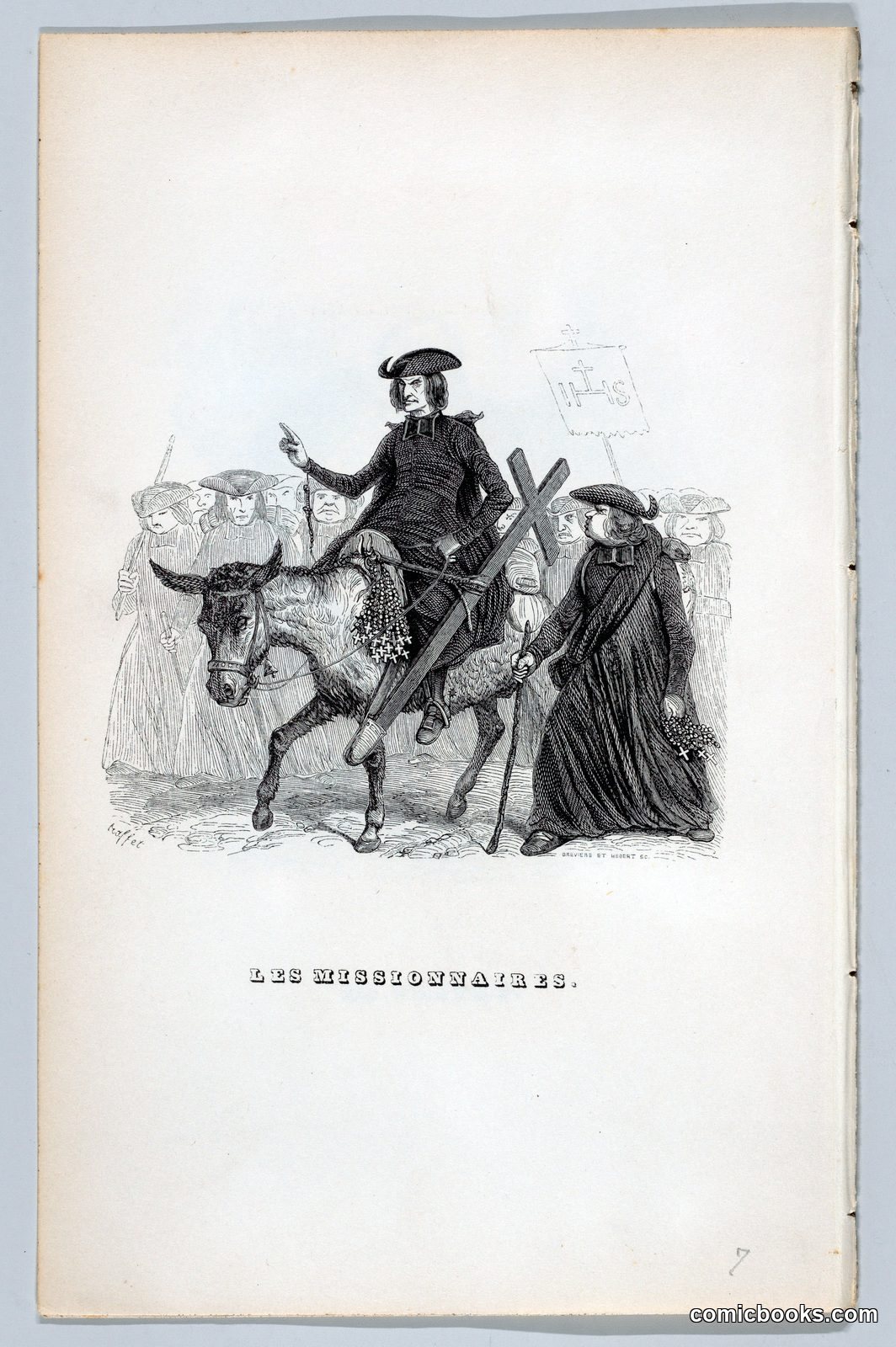 *Les Missionnaires* by J. J. Grandville