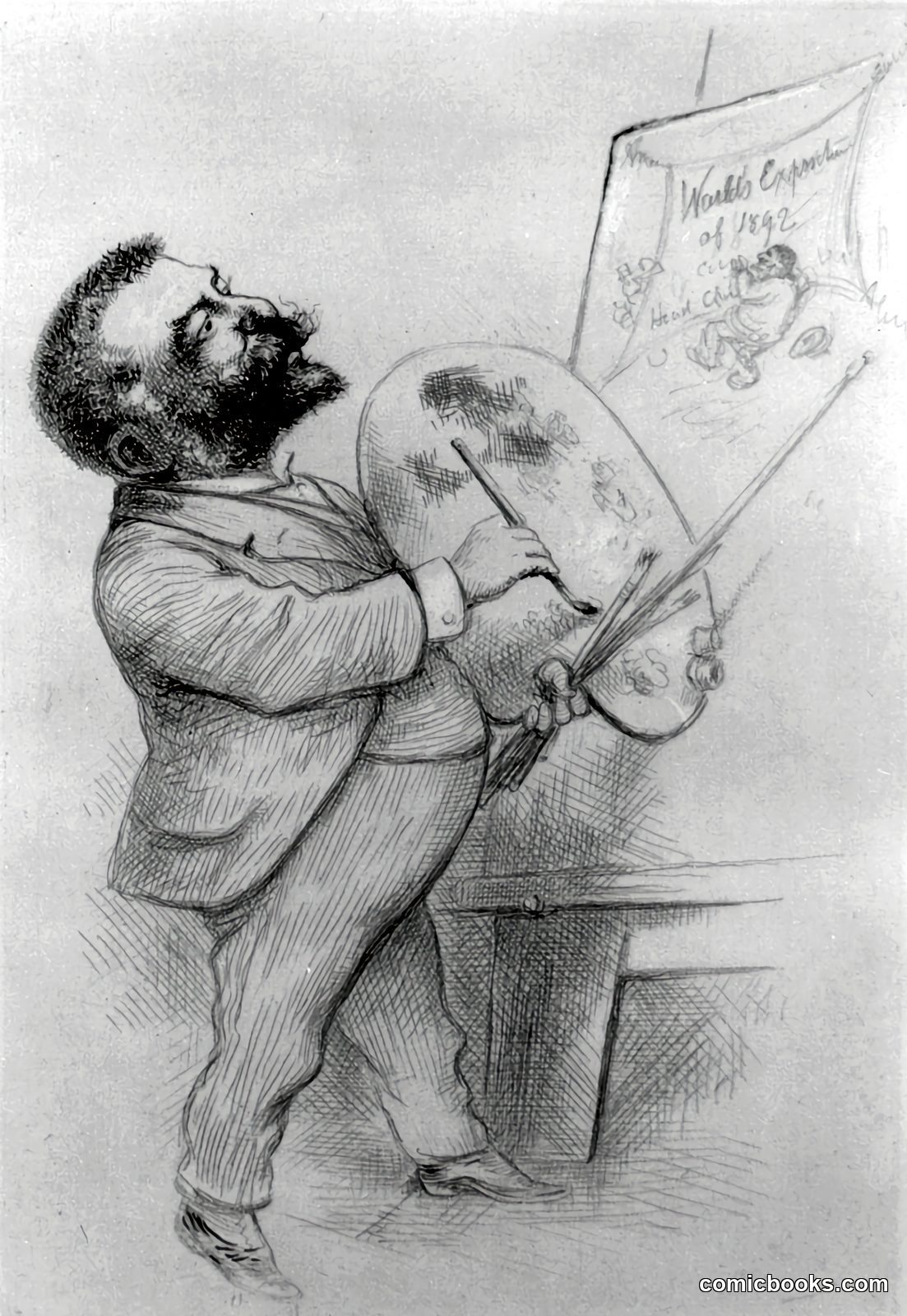 Thomas Nast by self-portrait
