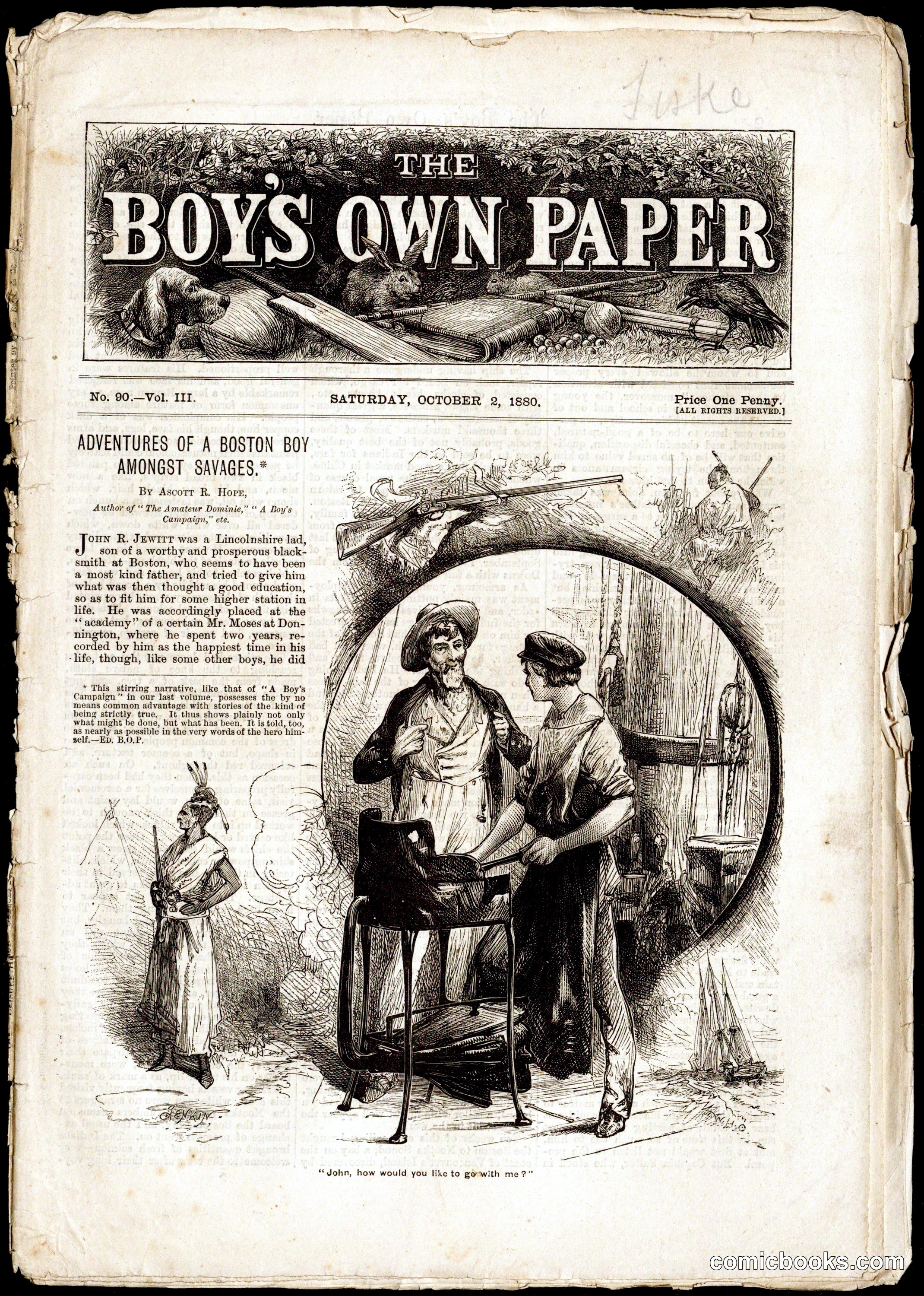 The Boy's Own Paper, Vol. III, No. 90