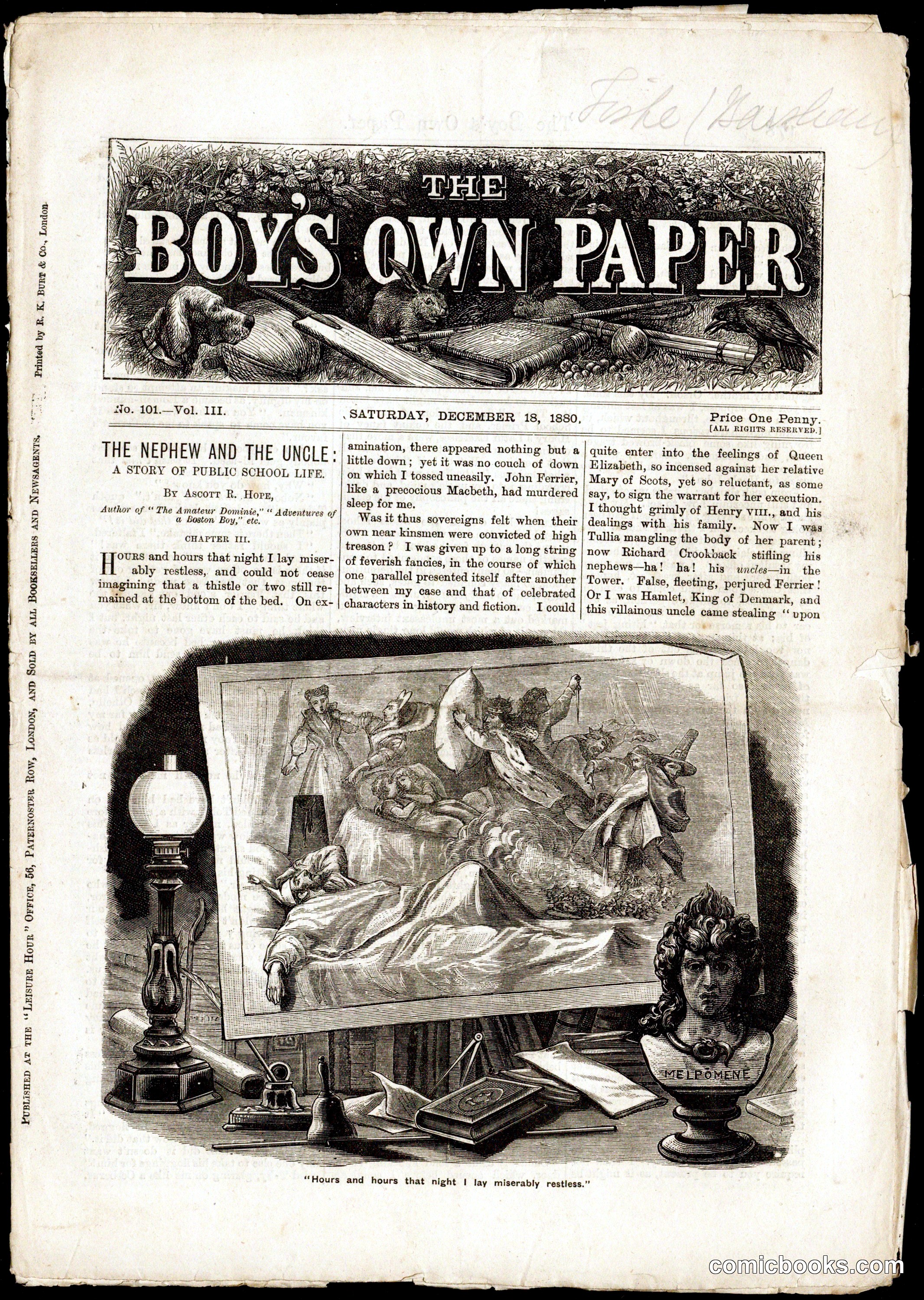 The Boy's Own Paper, Vol. III, No. 101