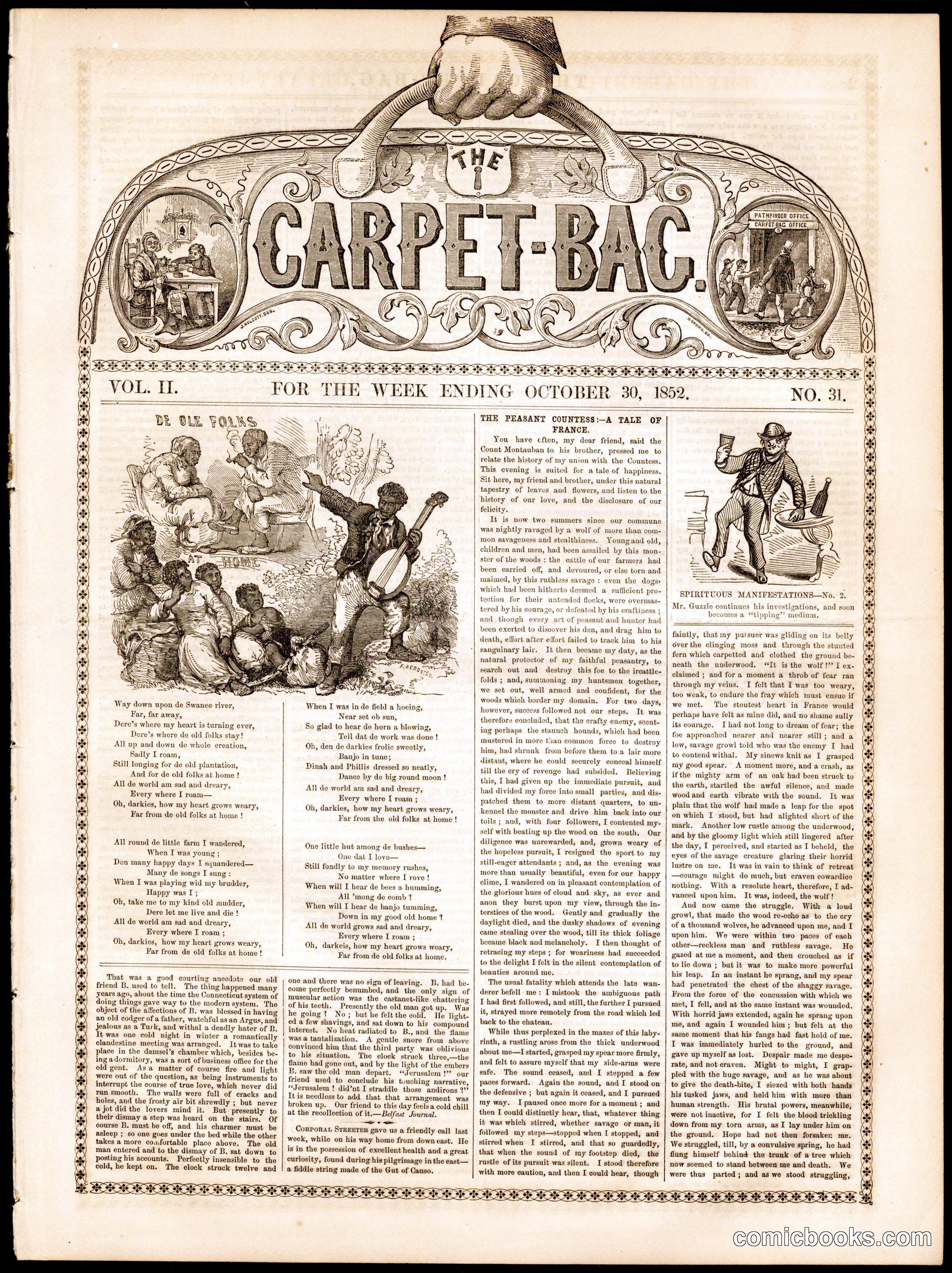 The Carpet-Bag, Vol. II, No. 31
