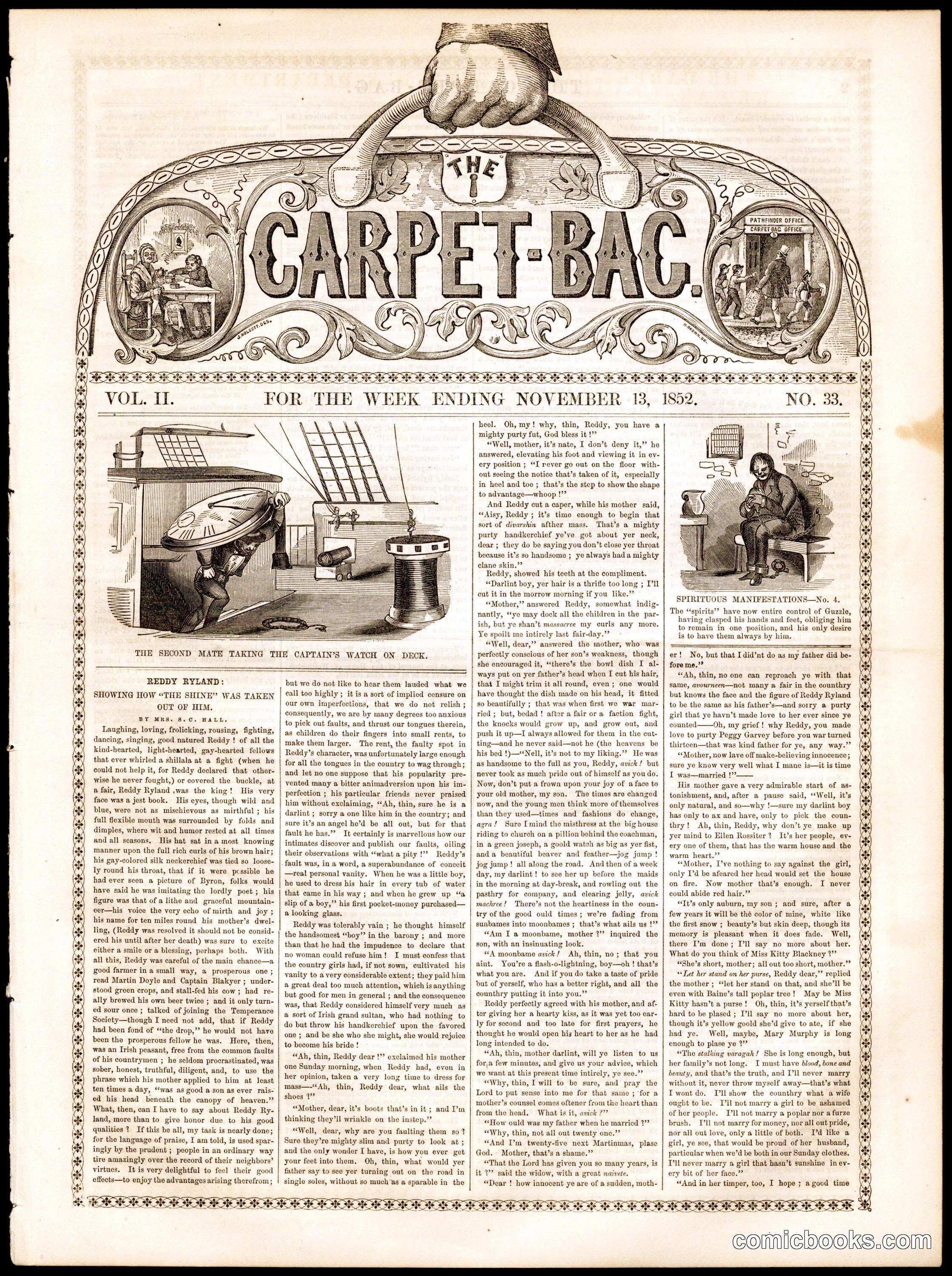 The Carpet-Bag, Vol. II, No. 33