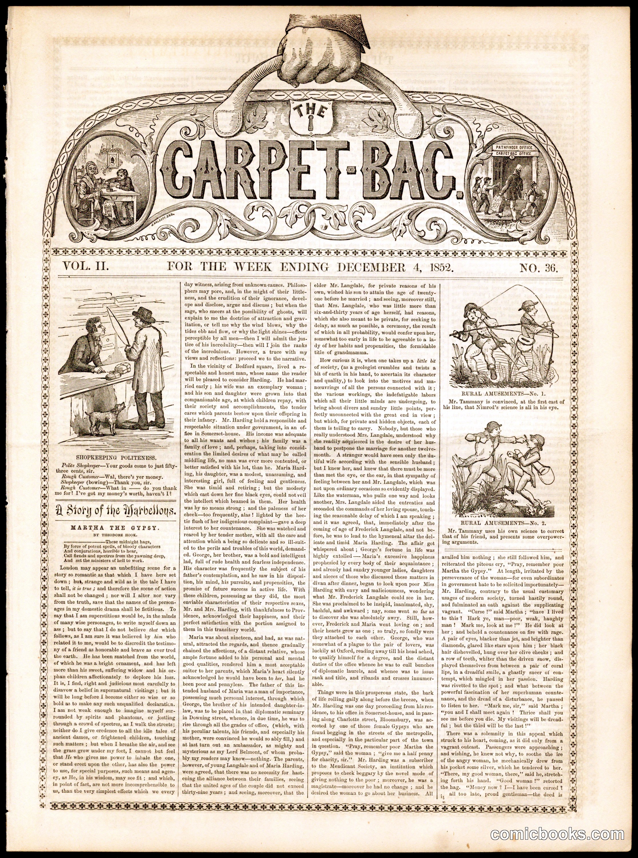The Carpet-Bag, Vol. II, No. 36