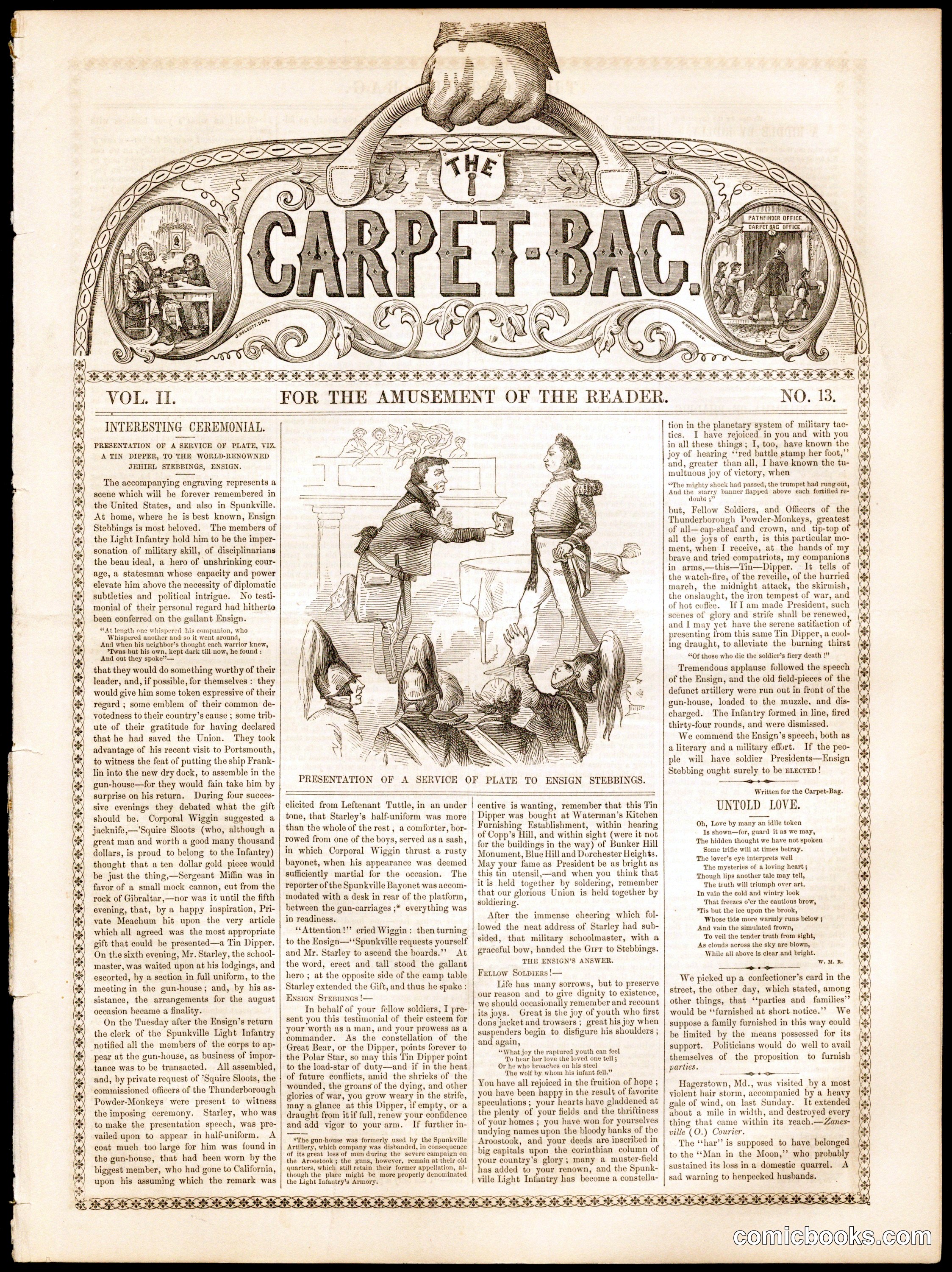 The Carpet-Bag, Vol. II, No. 13