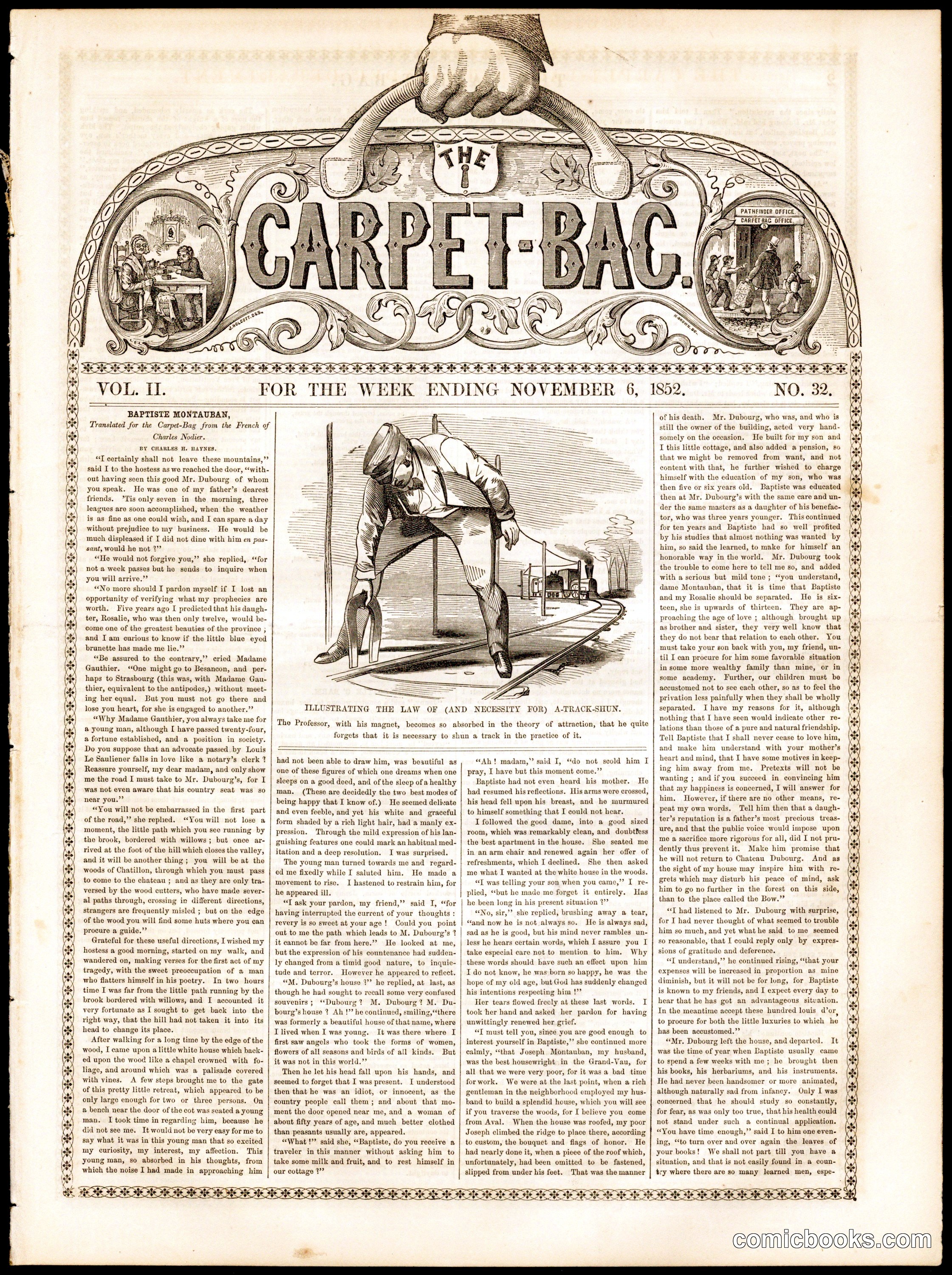 The Carpet-Bag, Vol. II, No. 32