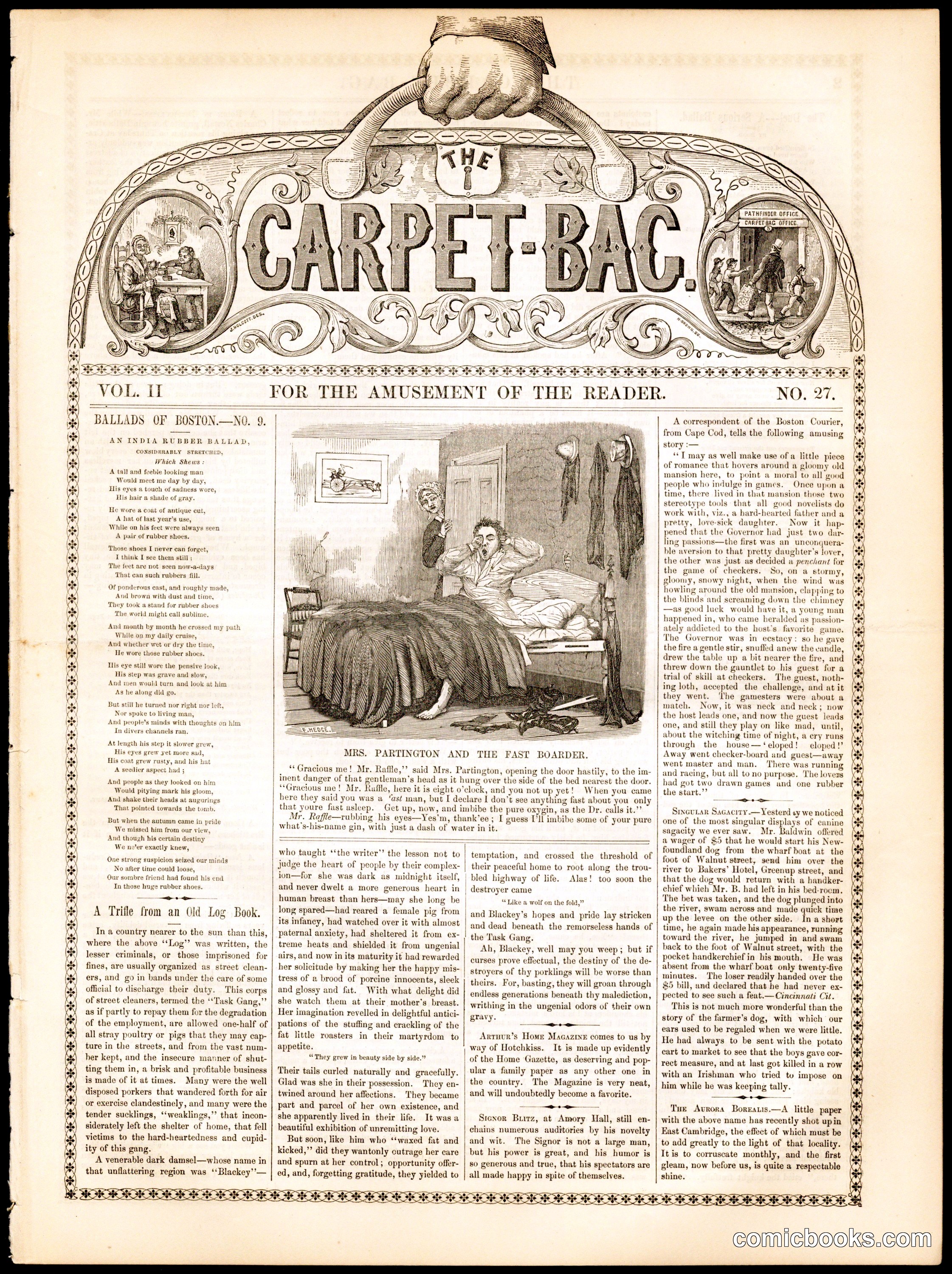 The Carpet-Bag, Vol. II, No. 27