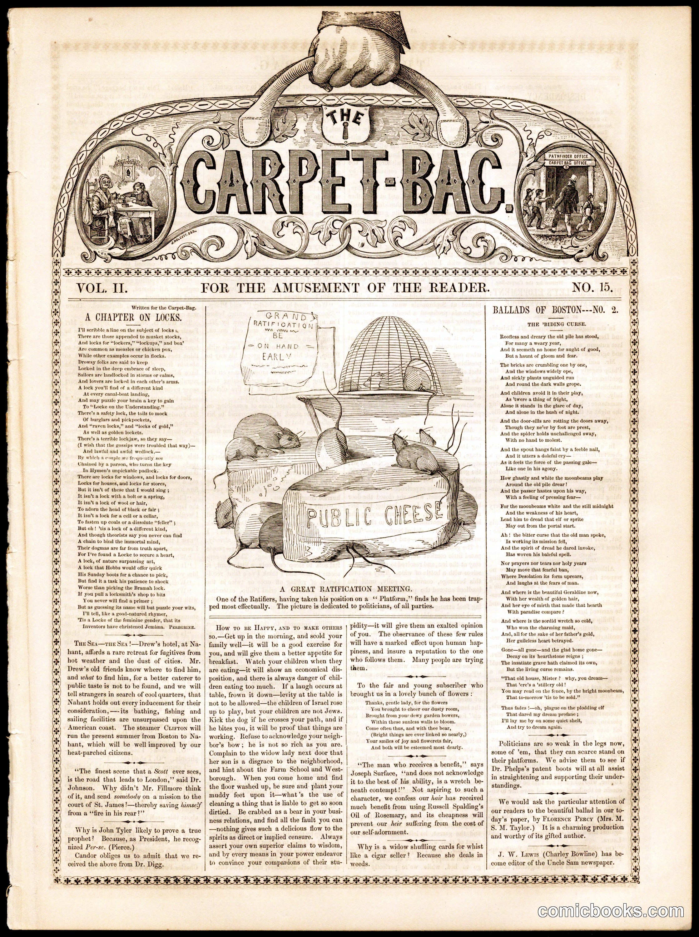 The Carpet-Bag, Vol. II, No. 15