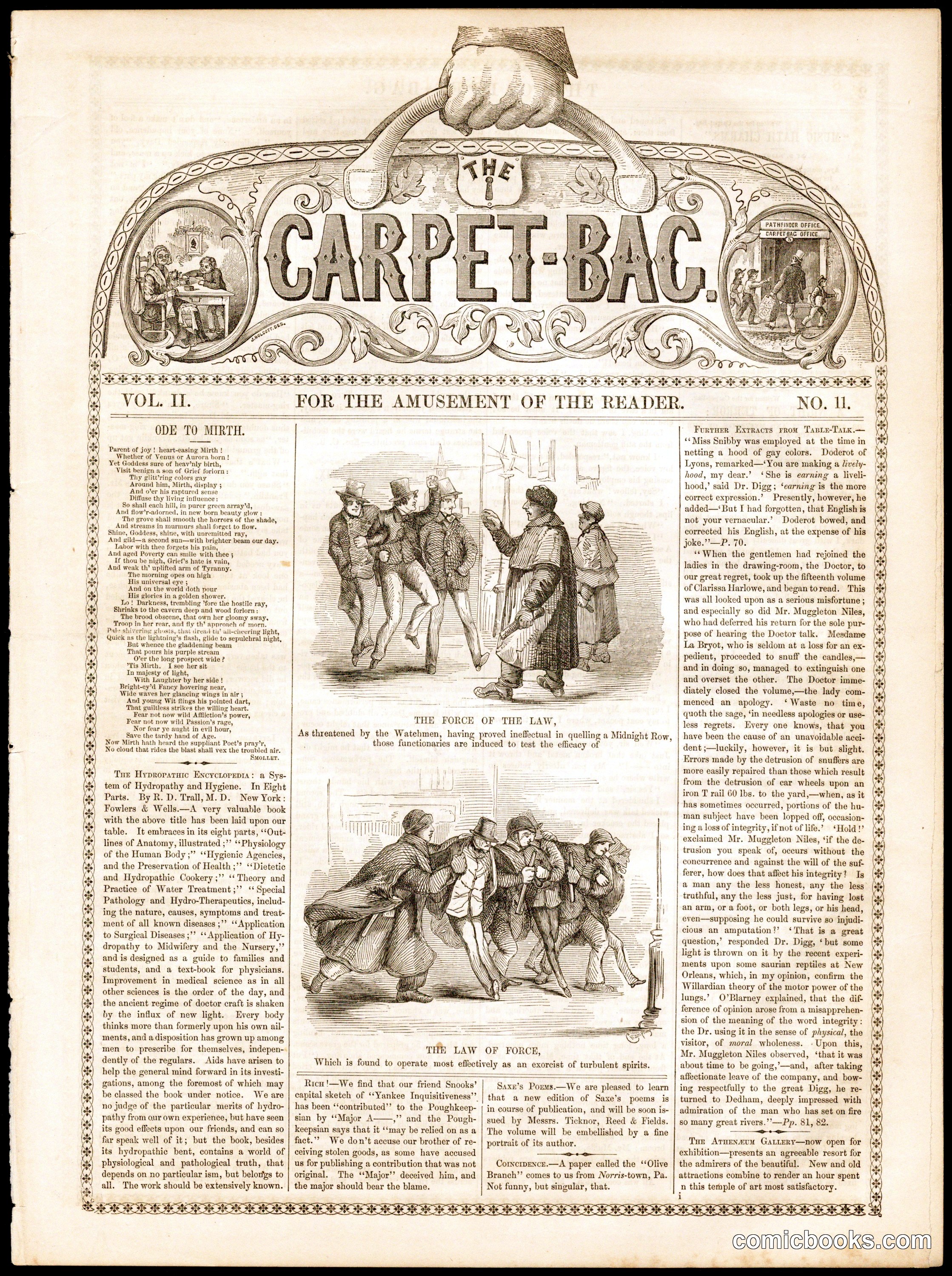 The Carpet-Bag, Vol. II, No. 11