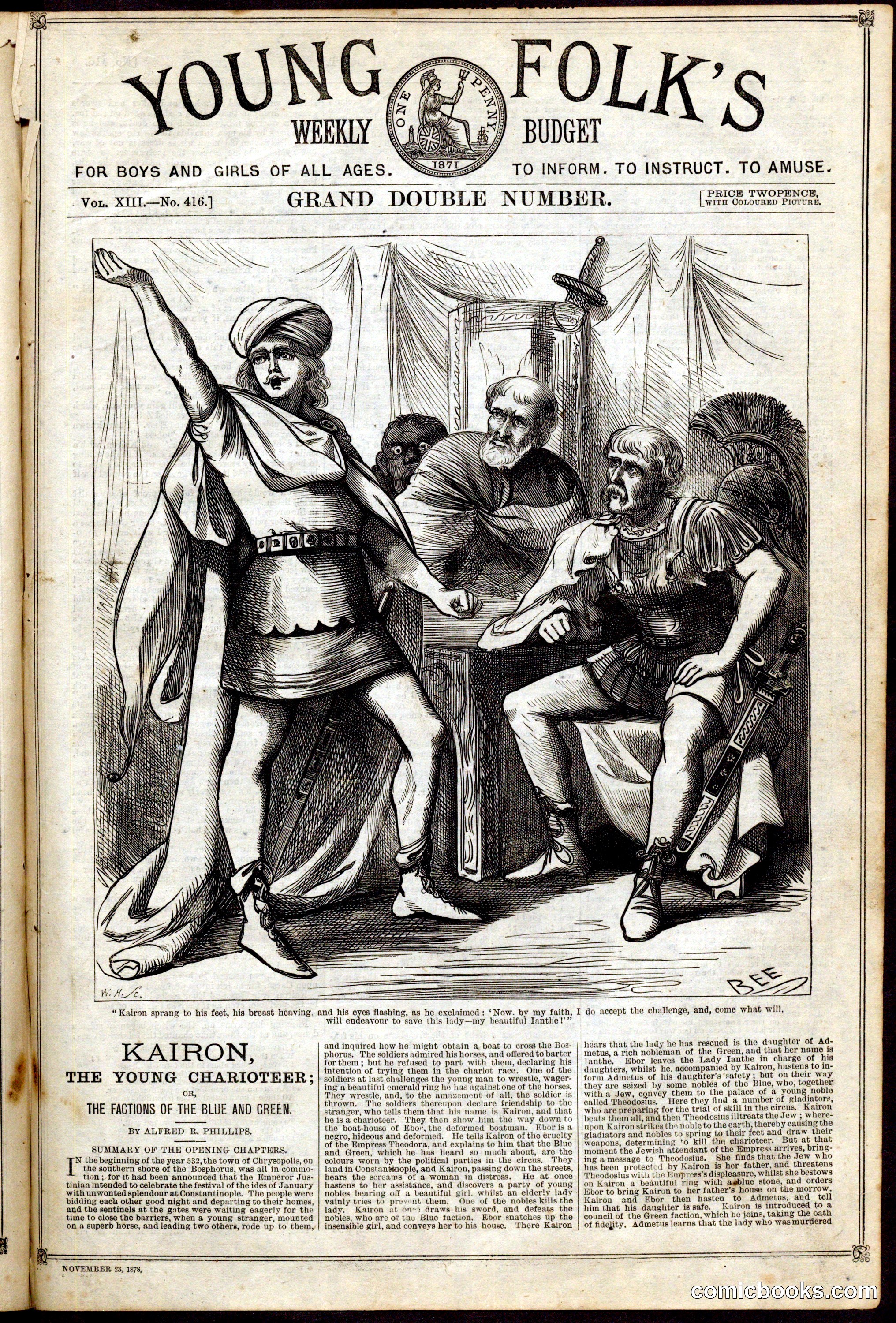 Young Folk's Weekly Budget, Vol. XIII, No. 416