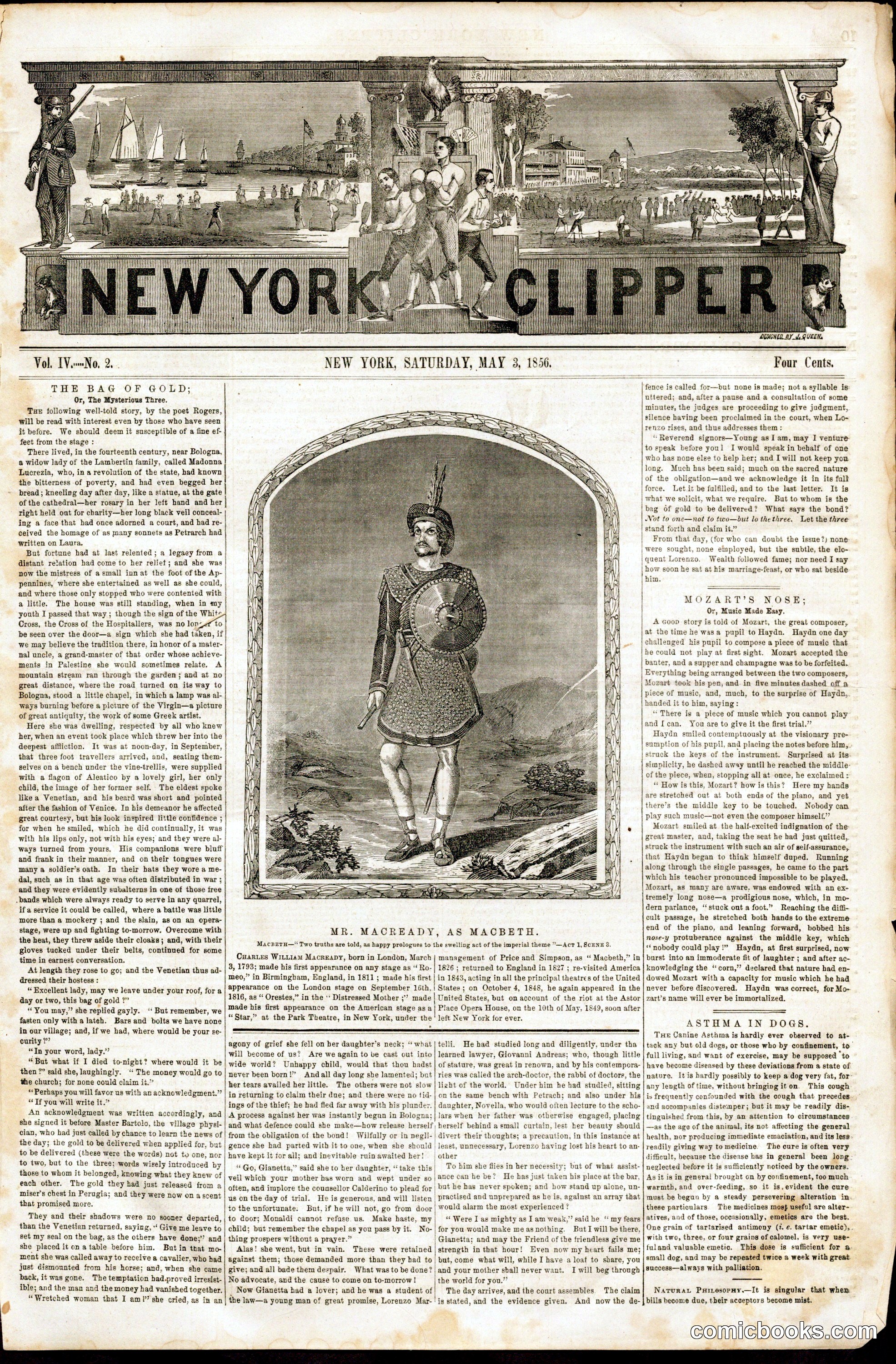 New York Clipper (Vol. IV, No. 2)